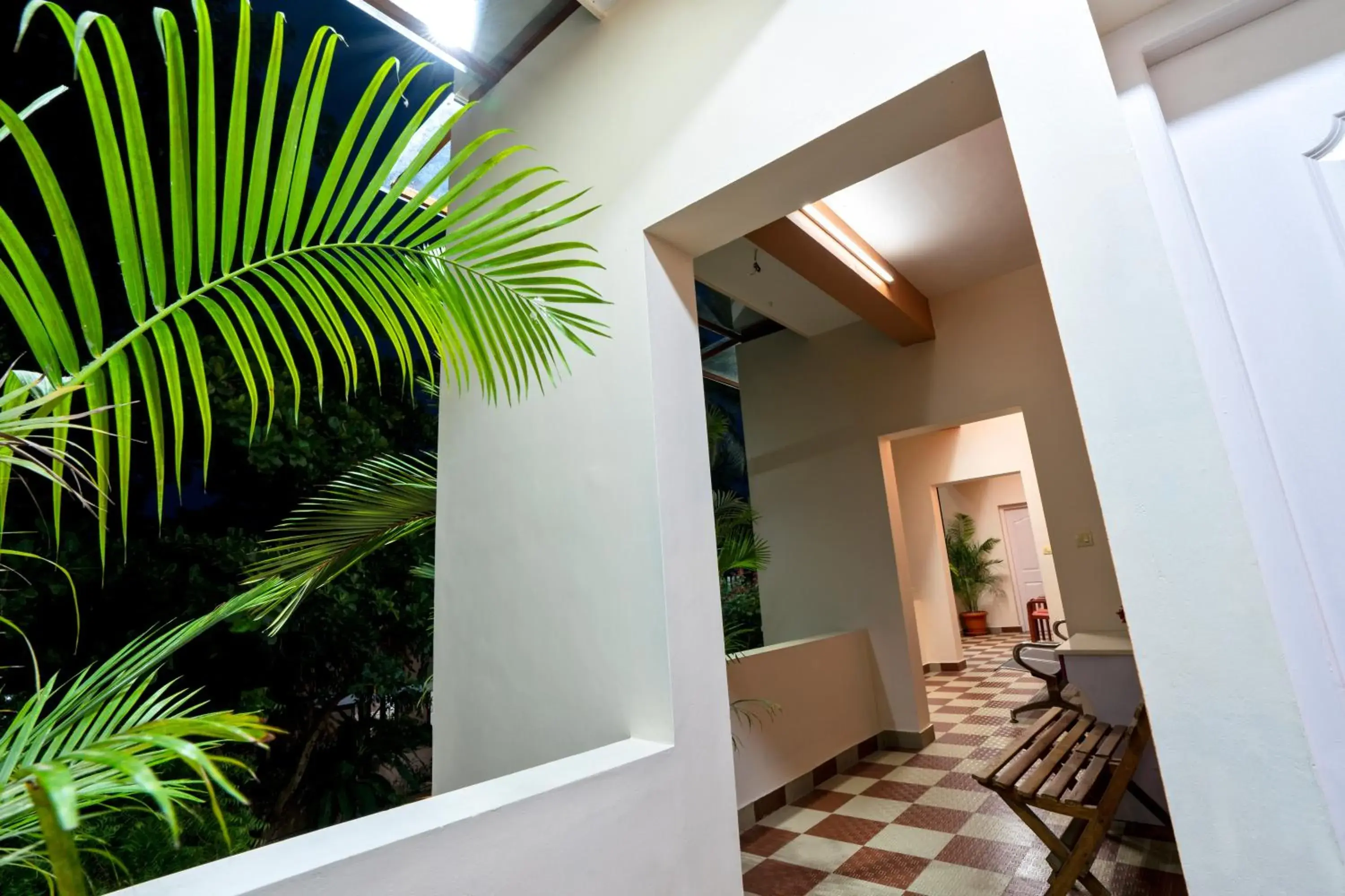 Garden view in Vasudevam Premium Suites Garden view in Vasudevam Premium Suites