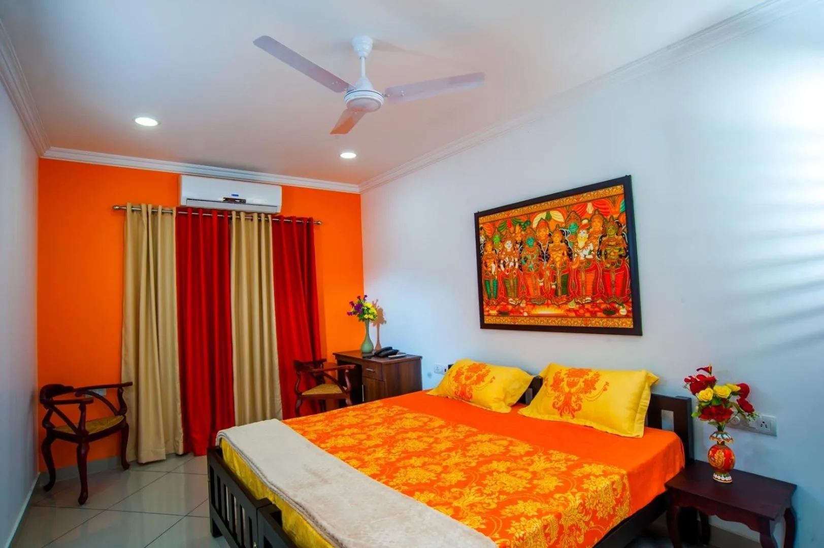 Bed in Vasudevam Premium Suites