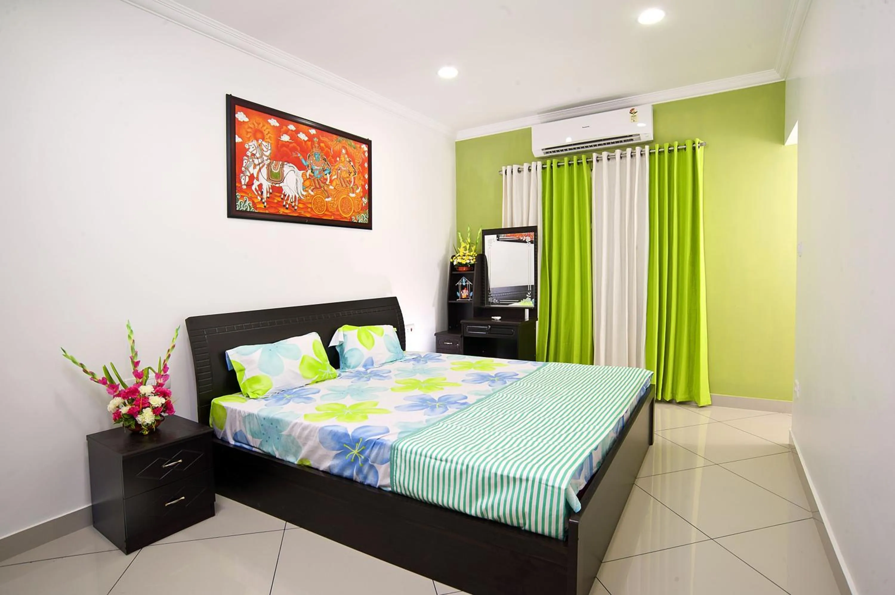 Bedroom, Bed in Vasudevam Premium Suites