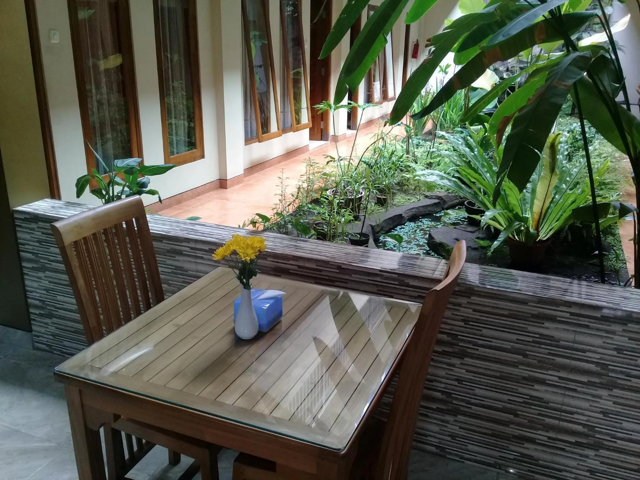 Garden in Aloha Hotel Yogyakarta