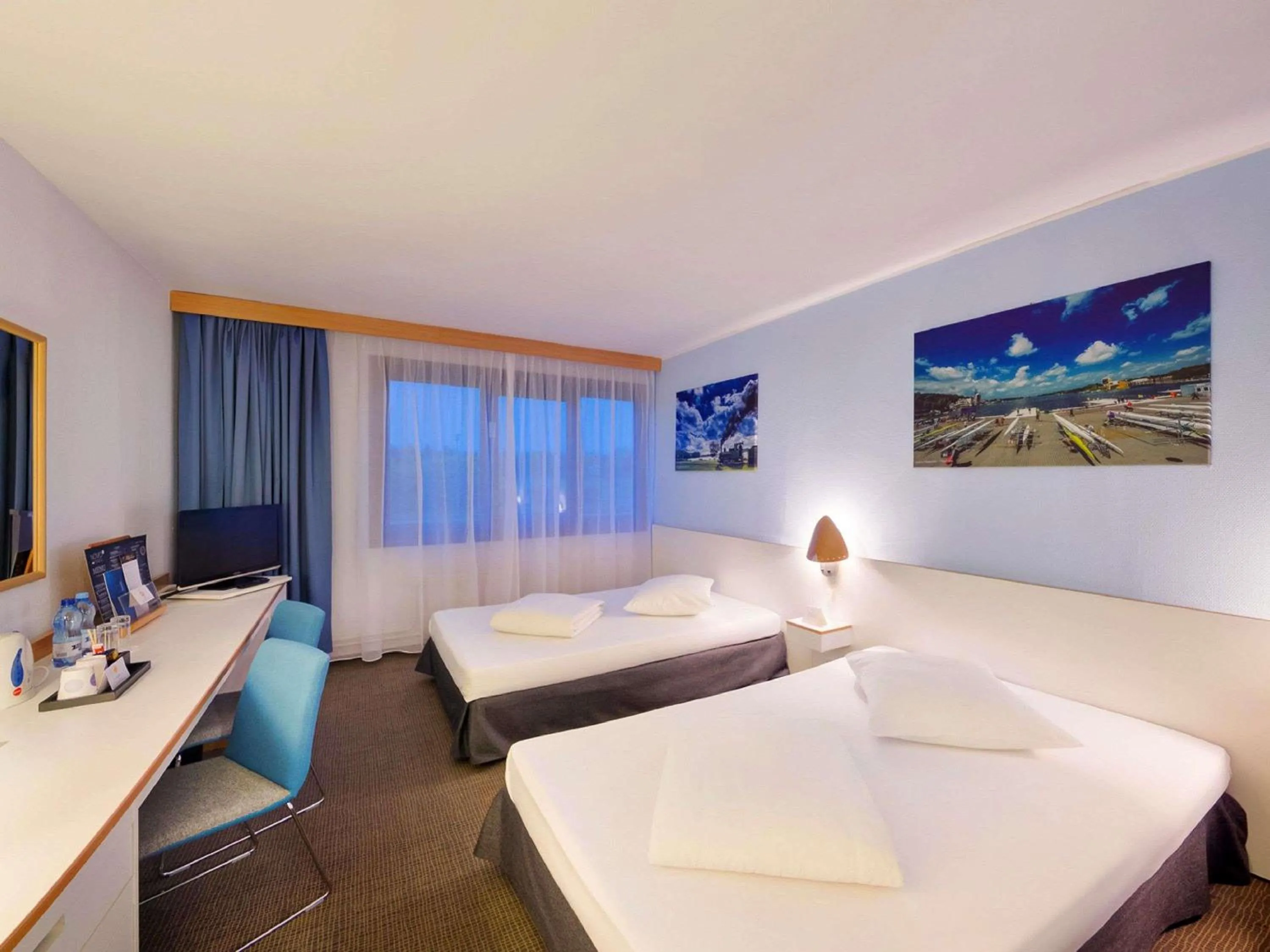 Bedroom, Bed in Novotel Poznań Malta