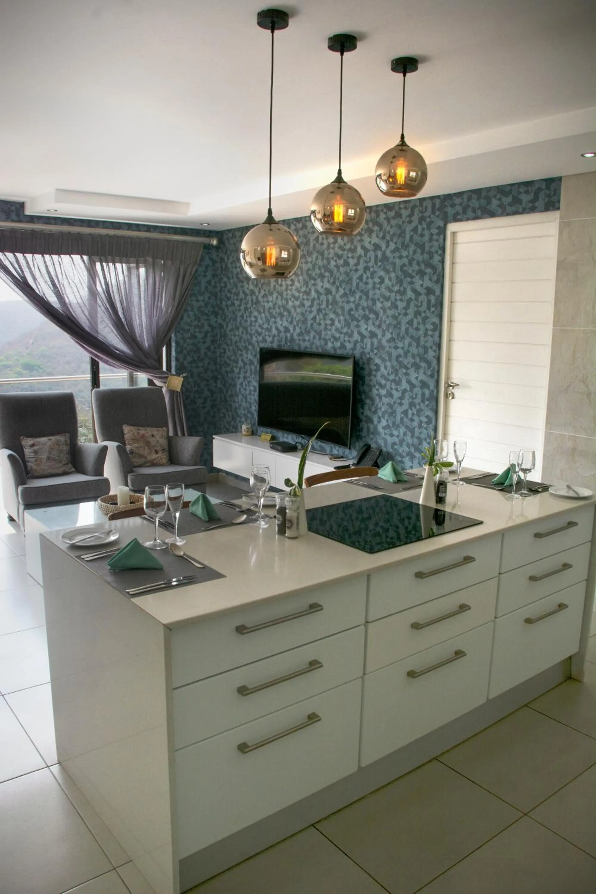 Kitchen or kitchenette in Impecto Guest House