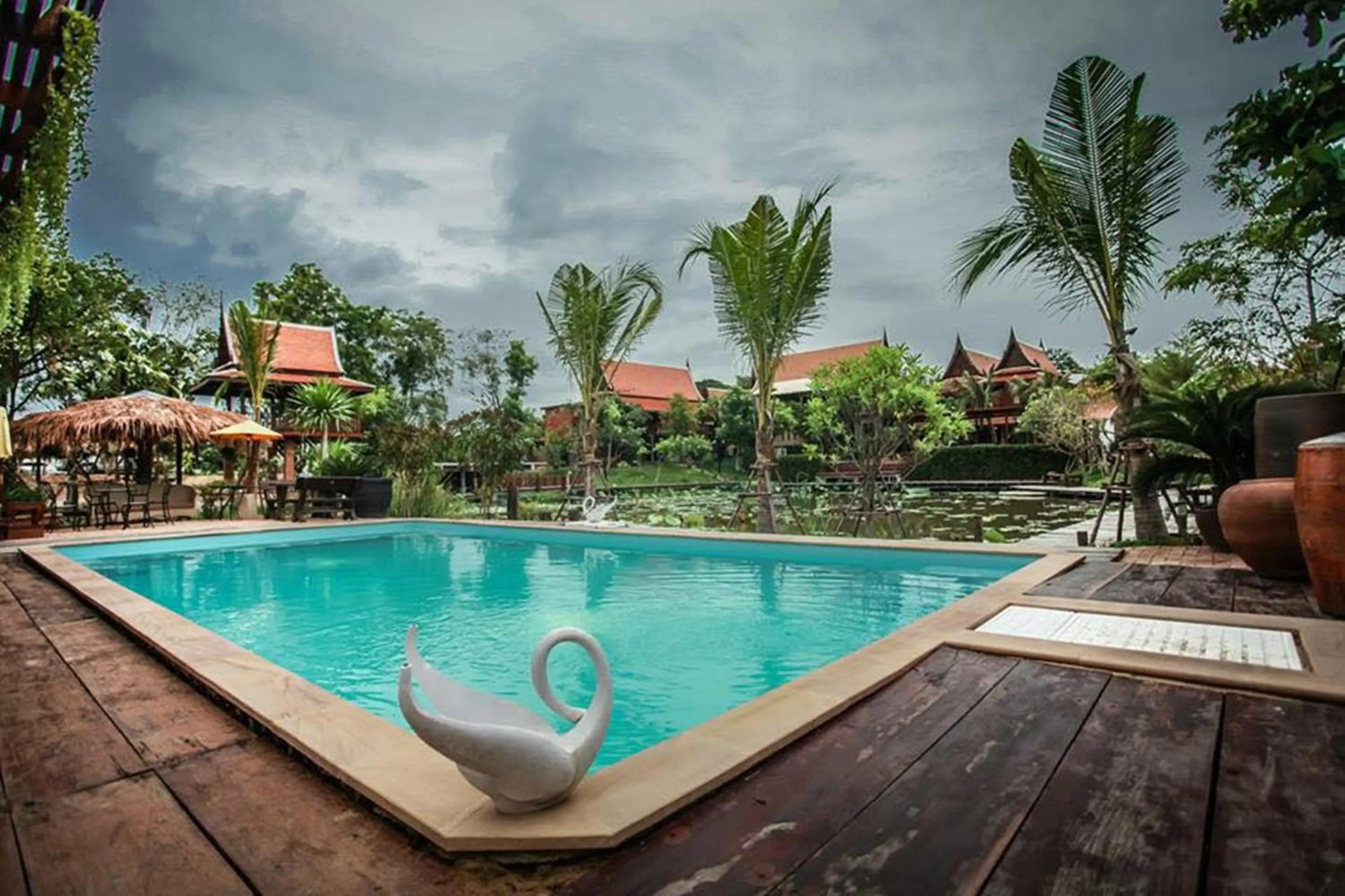 Swimming pool in Ayutthaya retreat