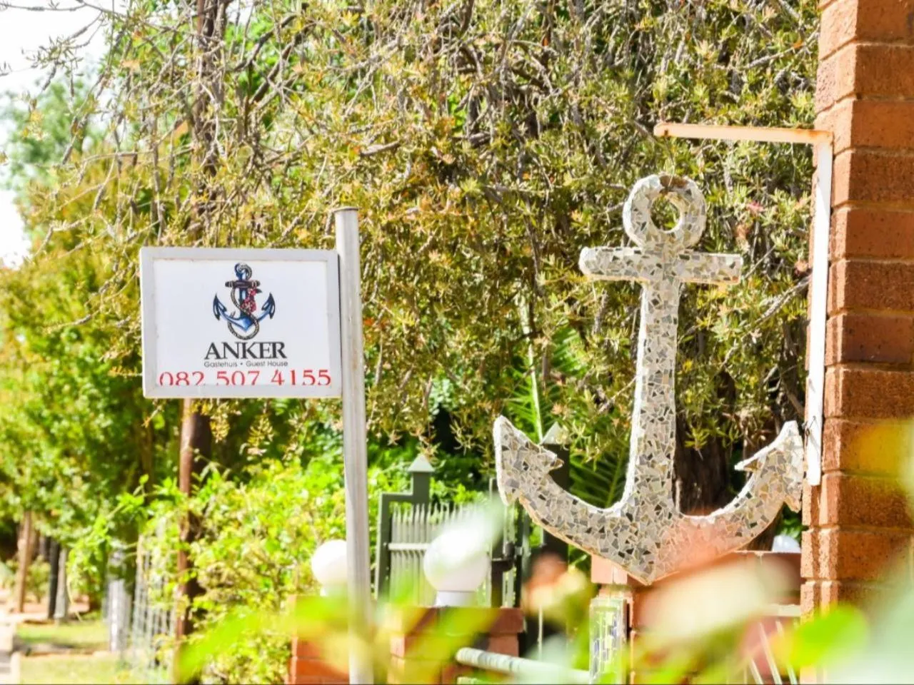 Garden in Anker Guesthouse