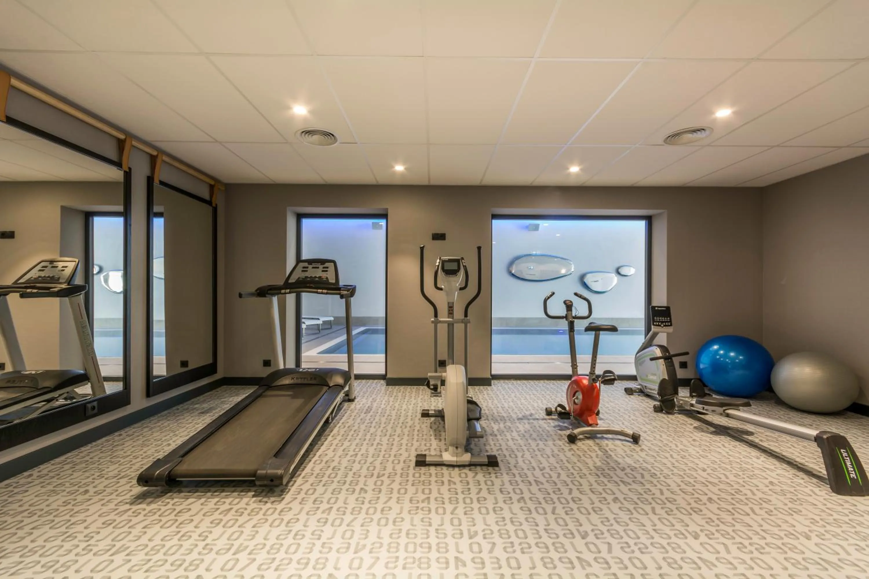 Fitness centre/facilities in Antares Hotel