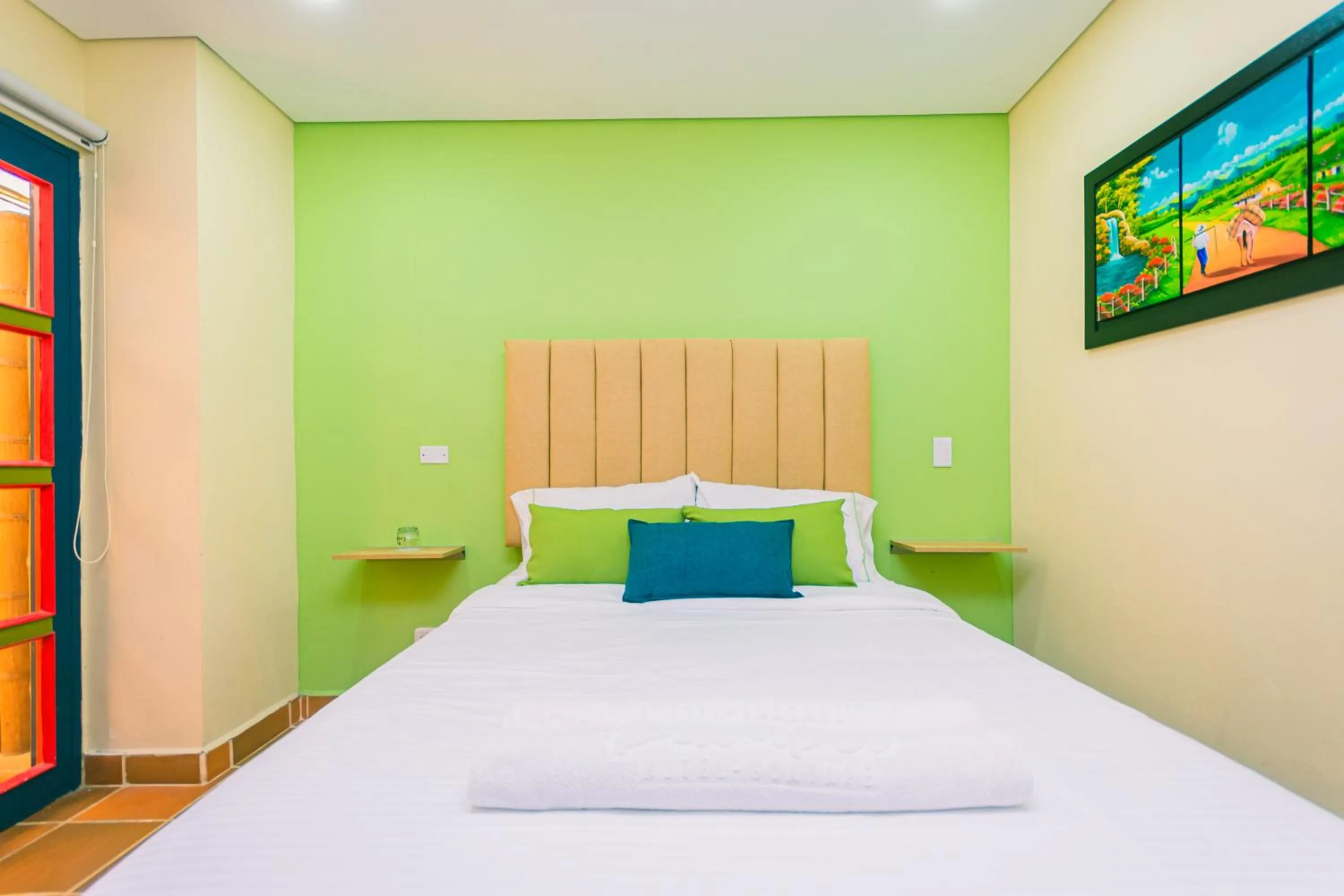 Bedroom, Bed in Hotel Bambu Guatape