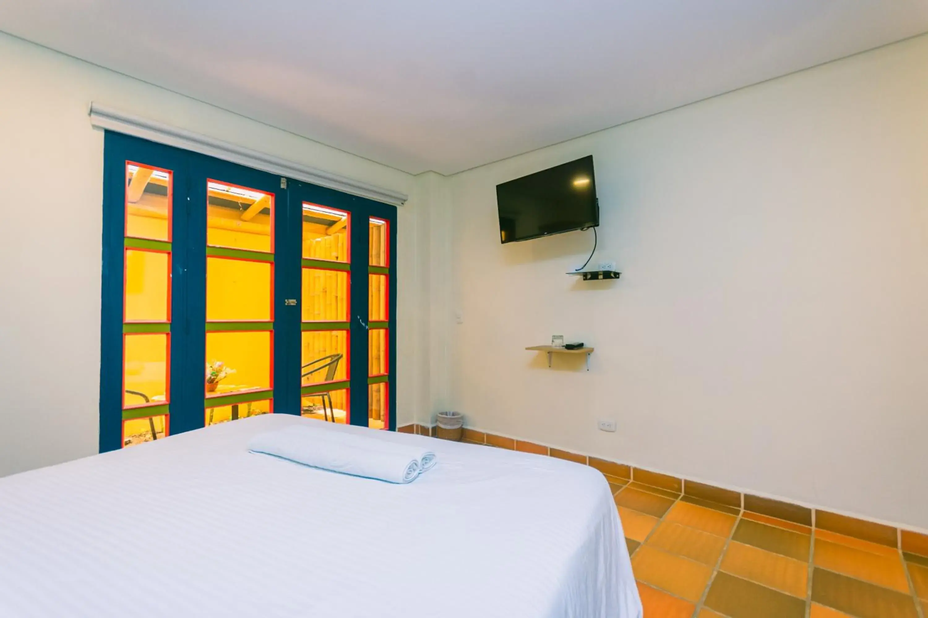 Bed in Hotel Bambu Guatape Bed in Hotel Bambu Guatape