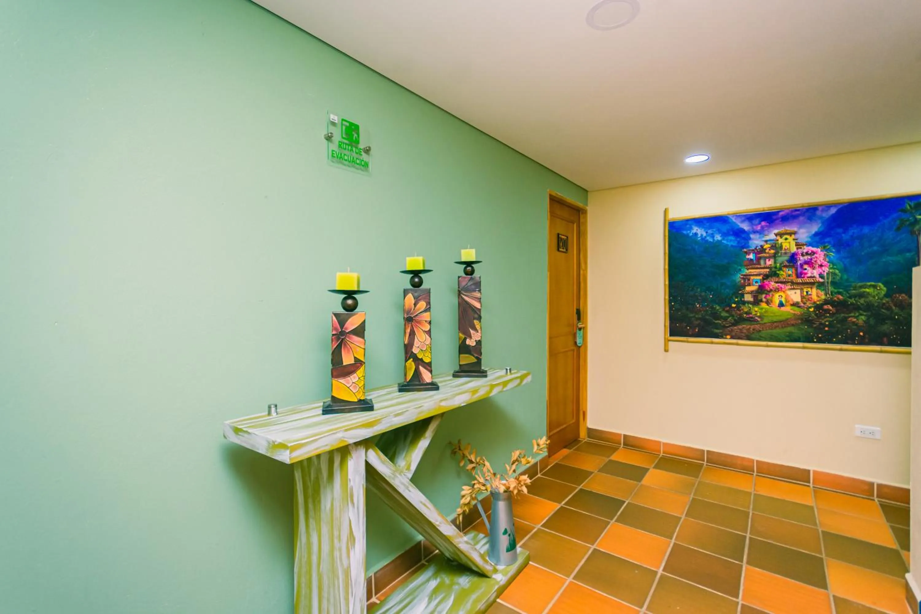 Decorative detail in Hotel Bambu Guatape