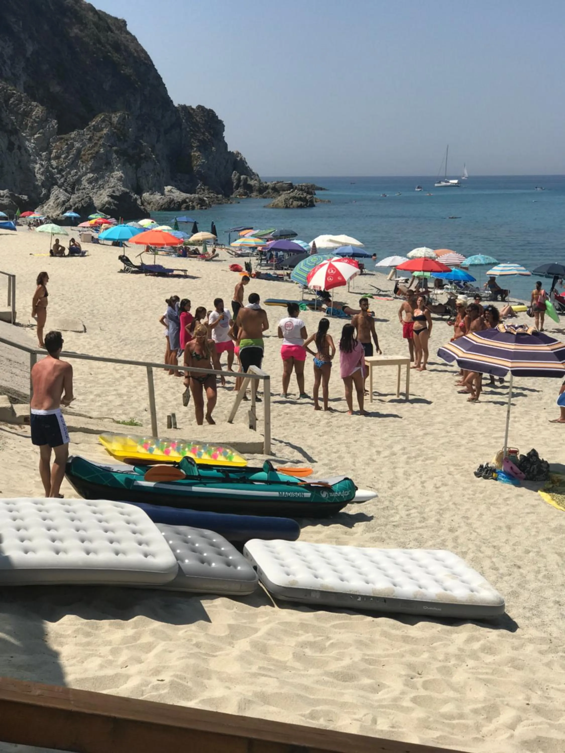 Sea view in Villaggio Camping La Scogliera