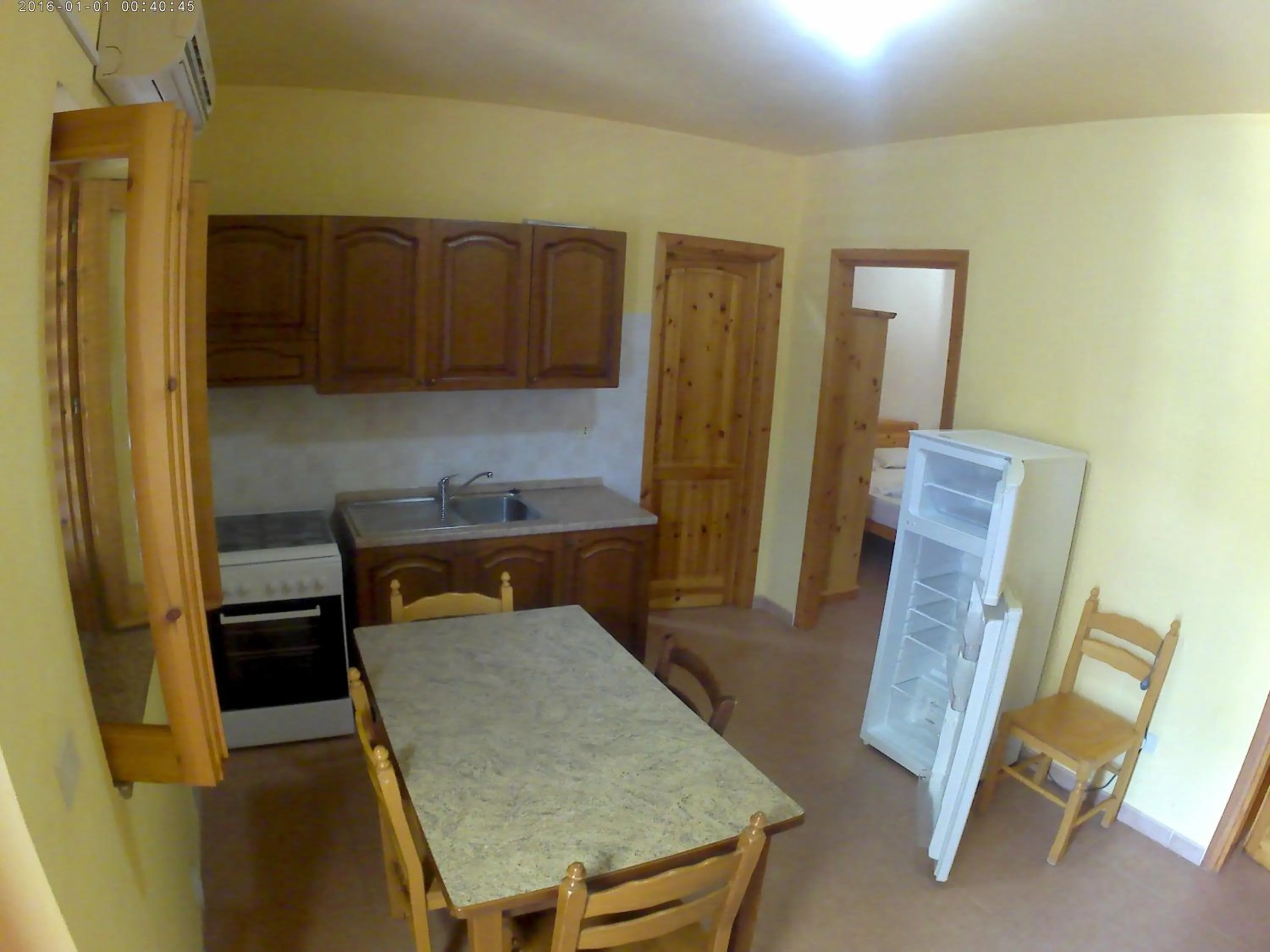 Kitchen or kitchenette in Villaggio Camping La Scogliera