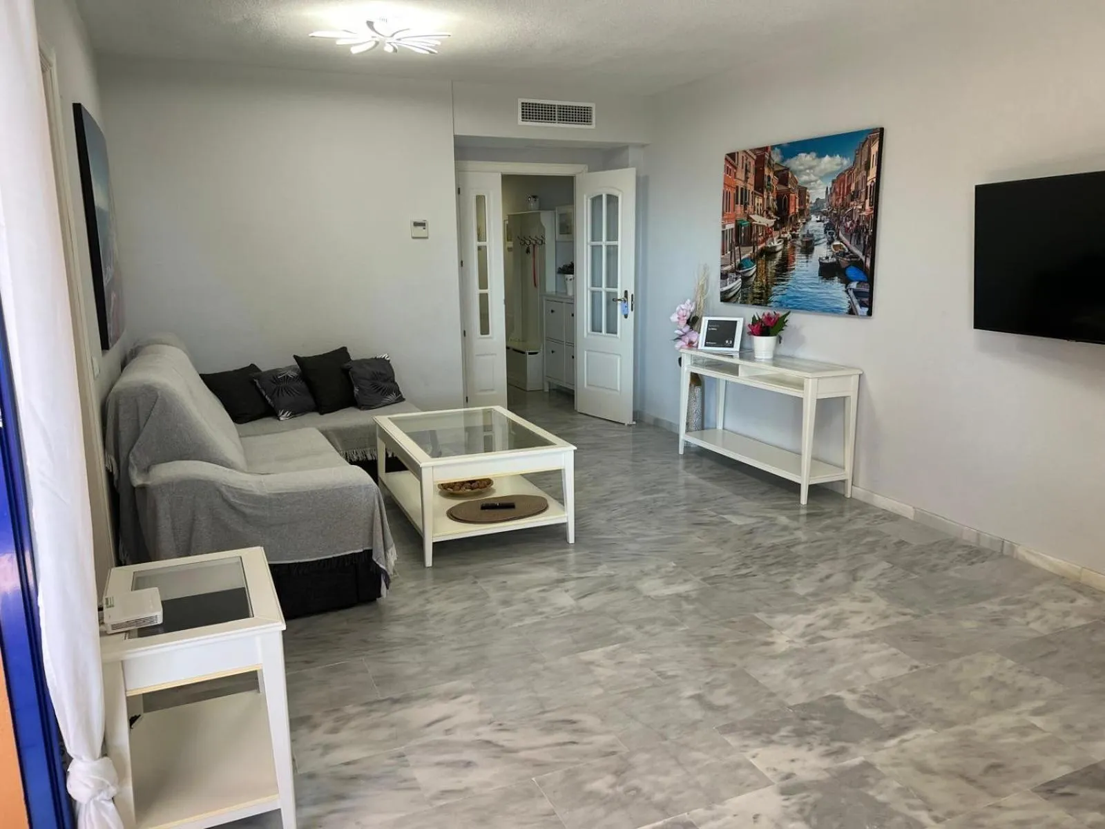 Living room, Bed in La Aldea