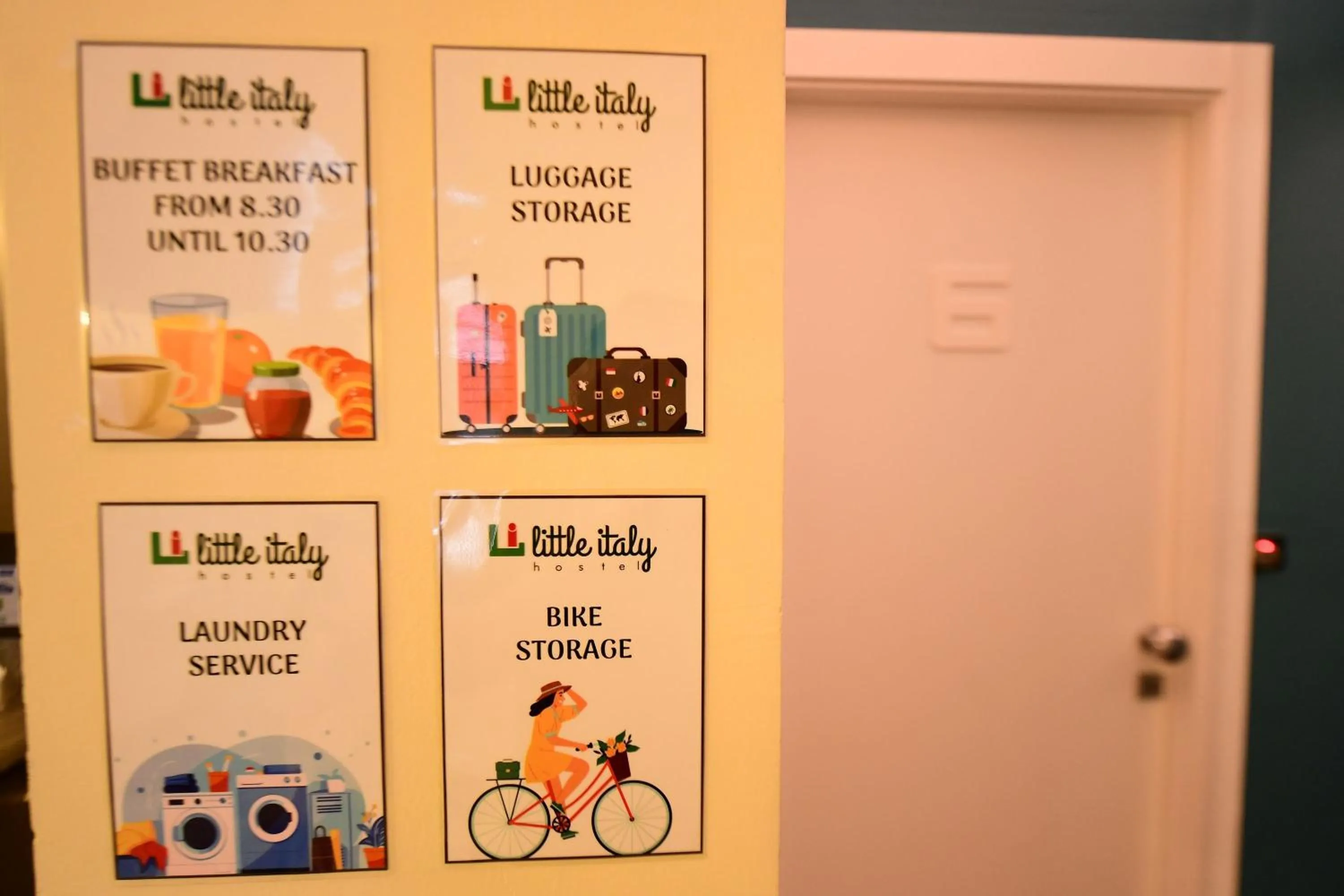 Property logo or sign in Little Italy Hostel Ex Chiesa S Donato