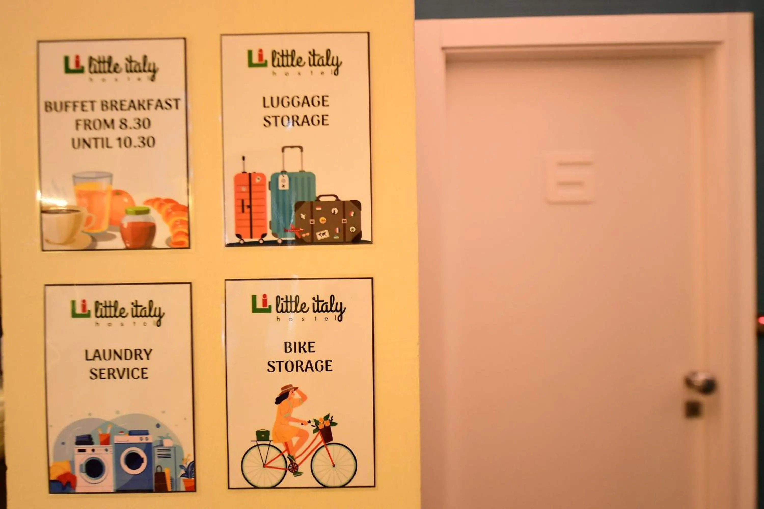 Property logo or sign in Little Italy Hostel Ex Chiesa S Donato