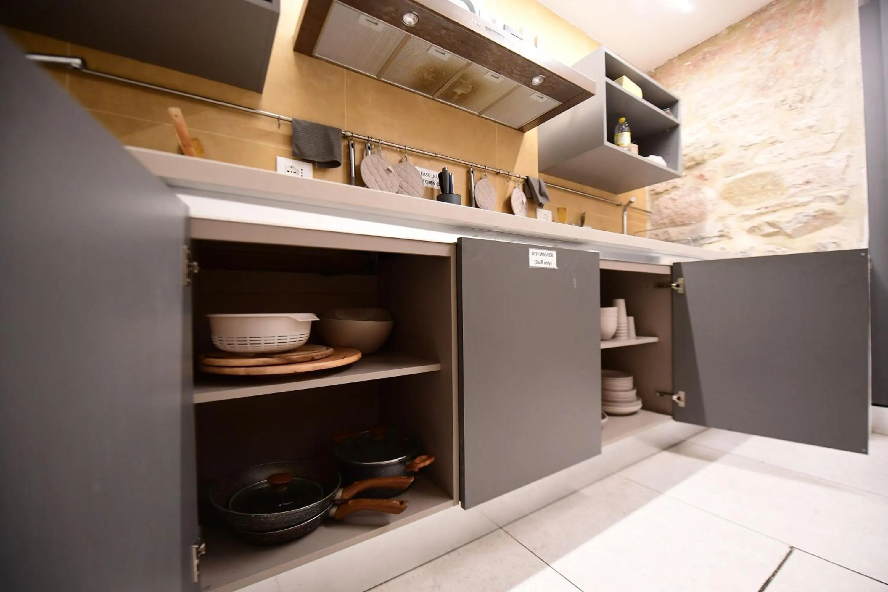 Communal kitchen in Little Italy Hostel Ex Chiesa S Donato