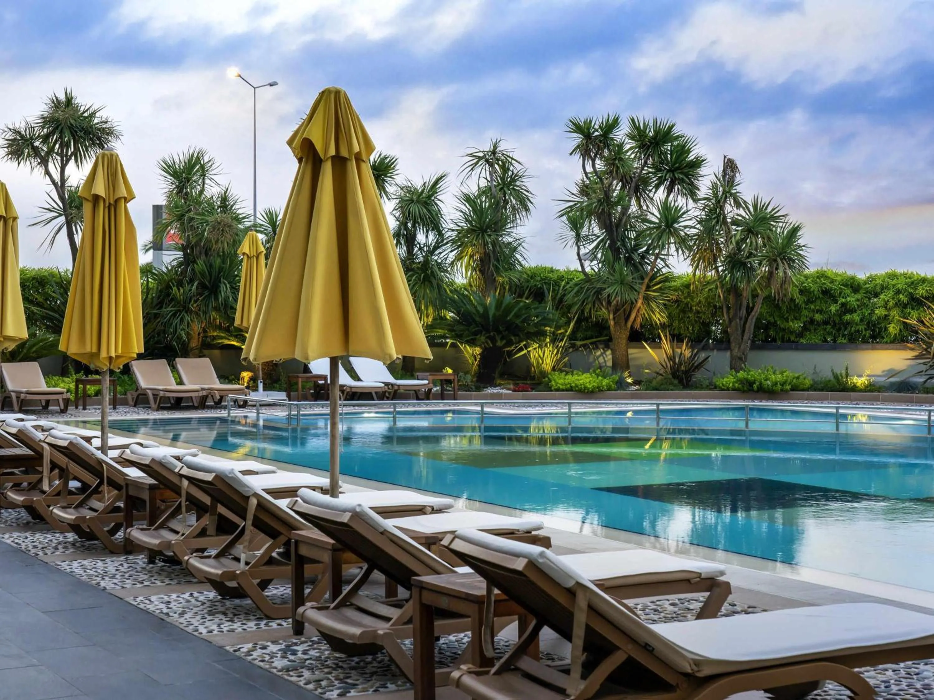 Pool view in Novotel Istanbul Zeytinburnu