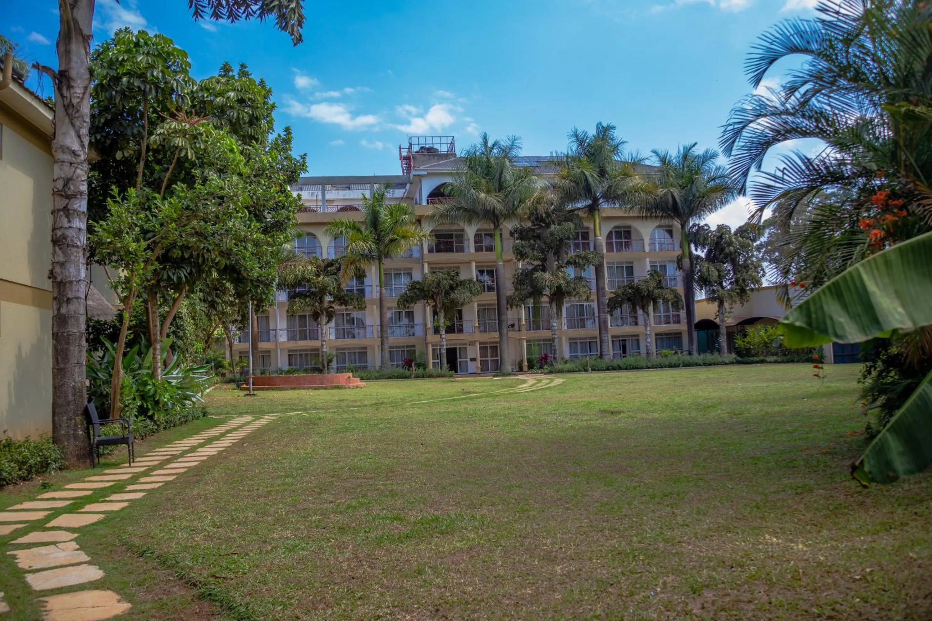 Property building in Garden Courts Hotel Masaka