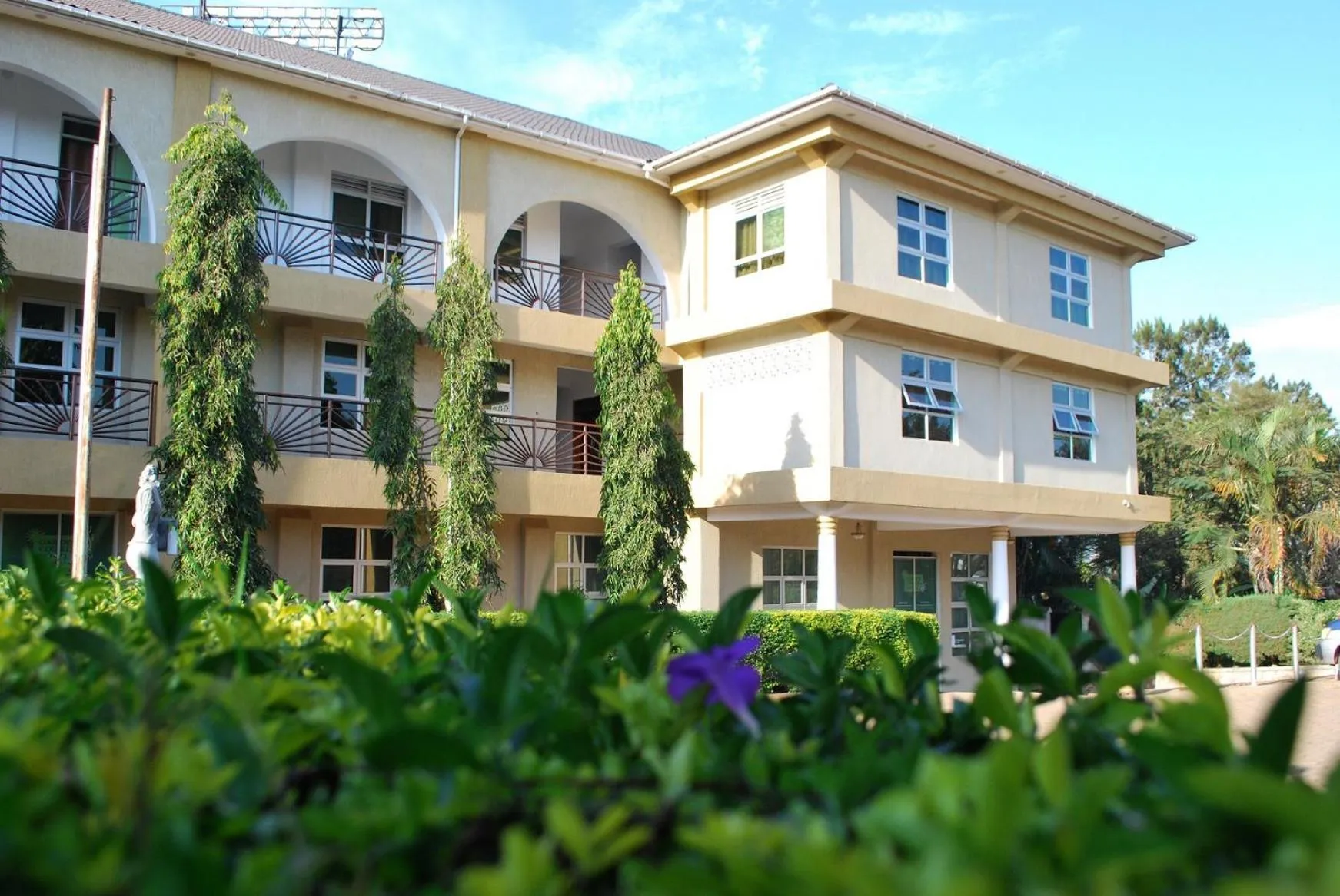 Property building in Garden Courts Hotel Masaka
