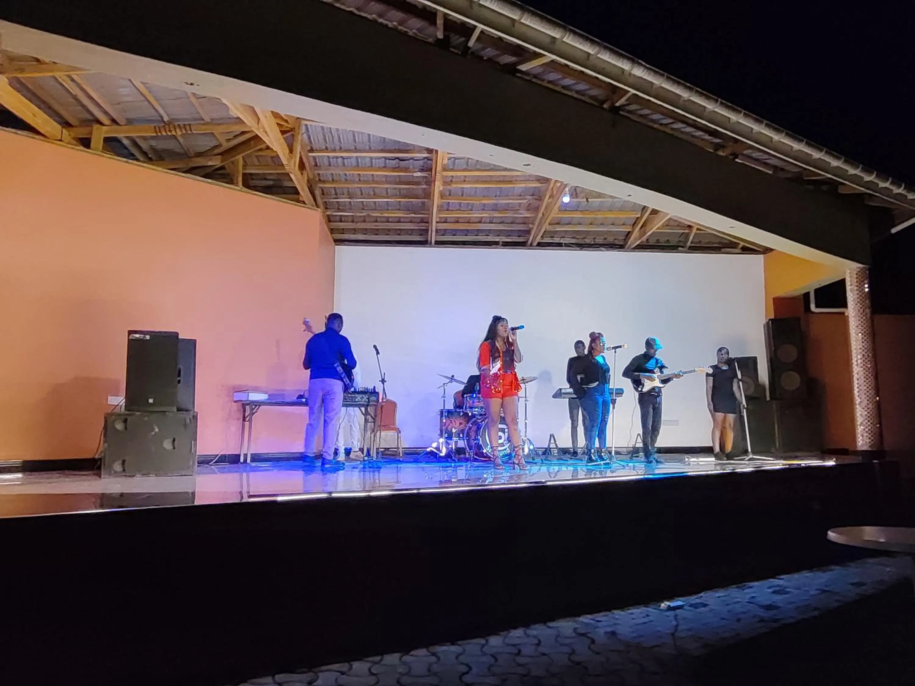 Evening entertainment in Garden Courts Hotel Masaka