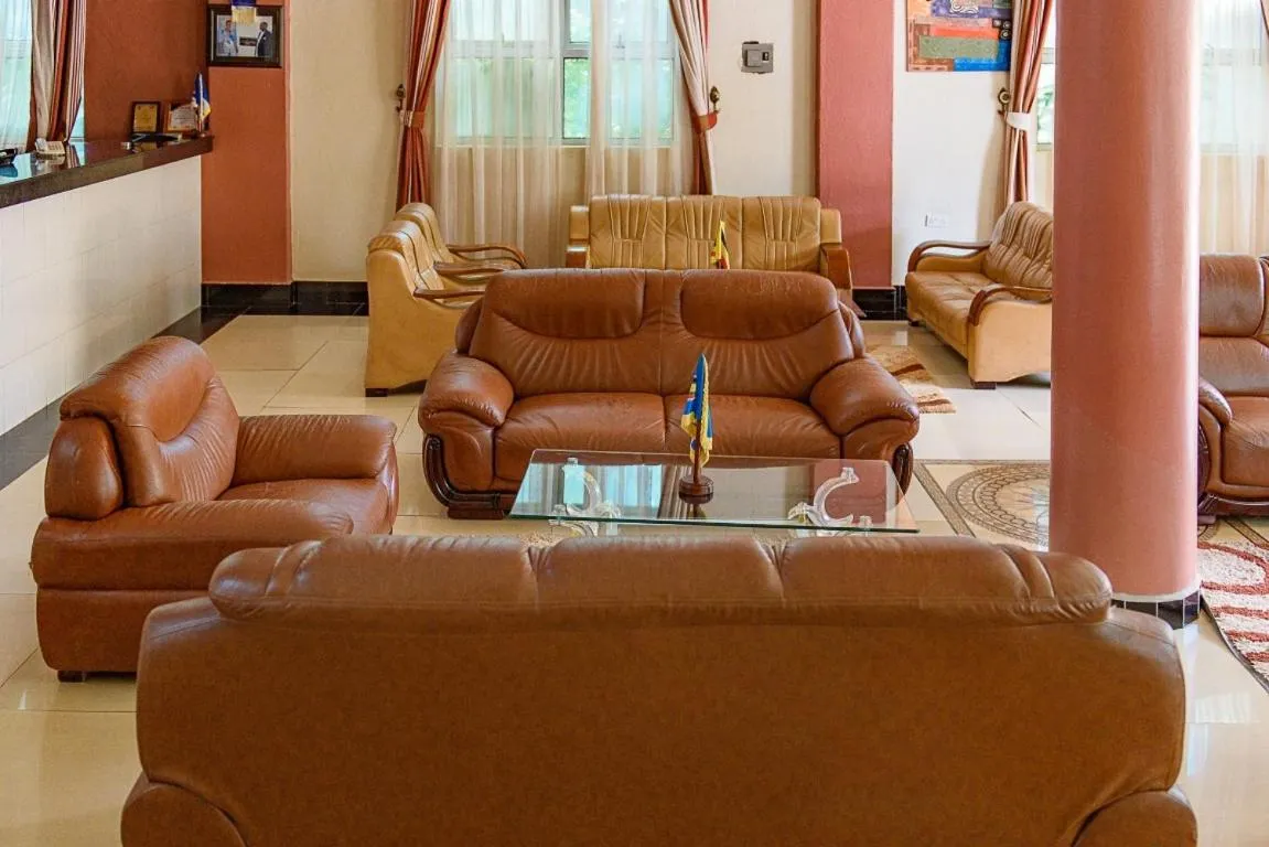 Seating area in Garden Courts Hotel Masaka