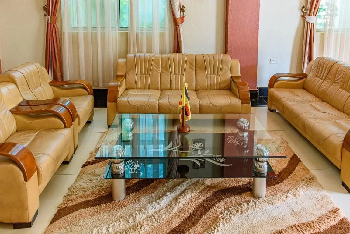 Seating area in Garden Courts Hotel Masaka