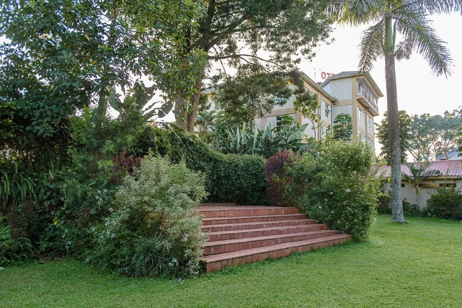 Property building in Garden Courts Hotel Masaka