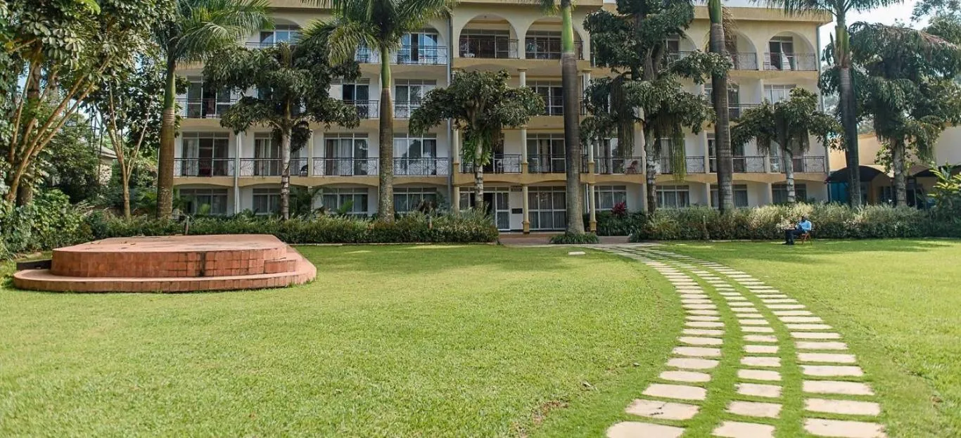 Property building in Garden Courts Hotel Masaka