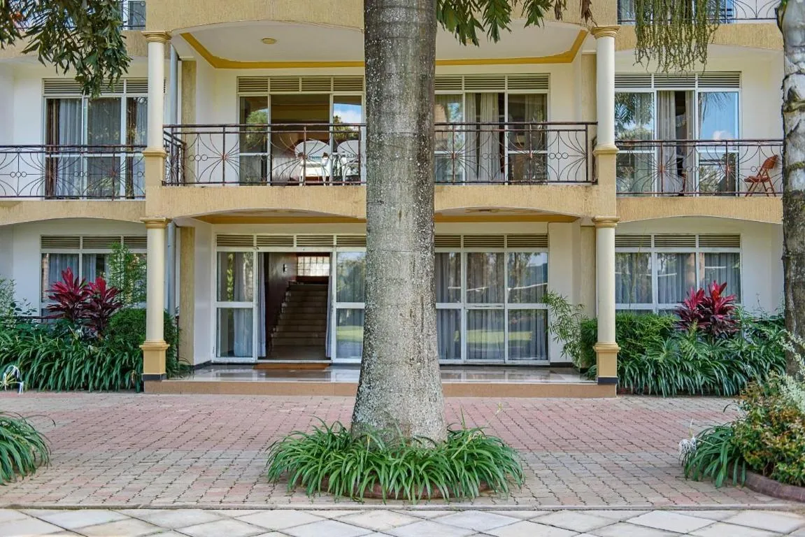 Property building in Garden Courts Hotel Masaka