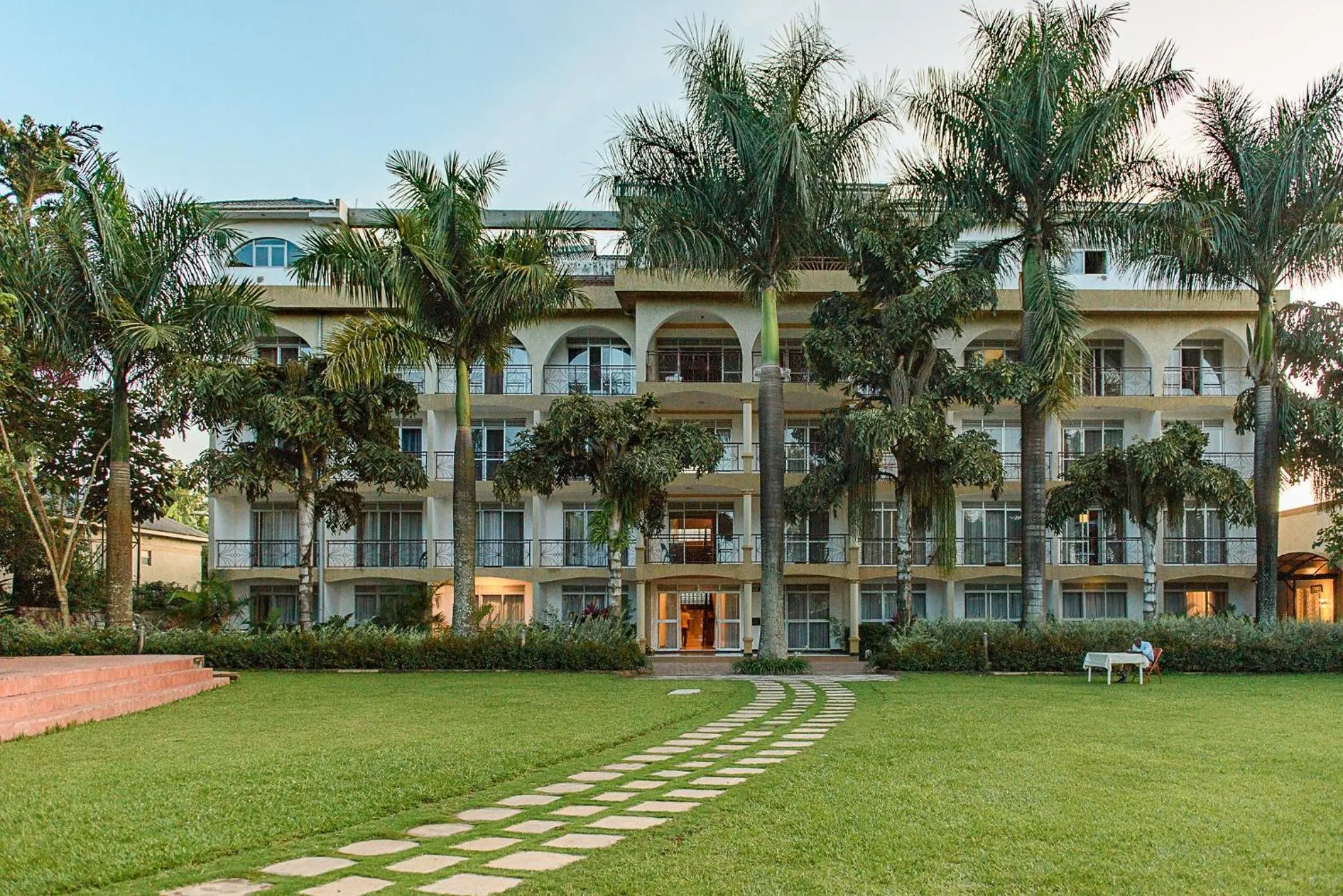 Property building in Garden Courts Hotel Masaka