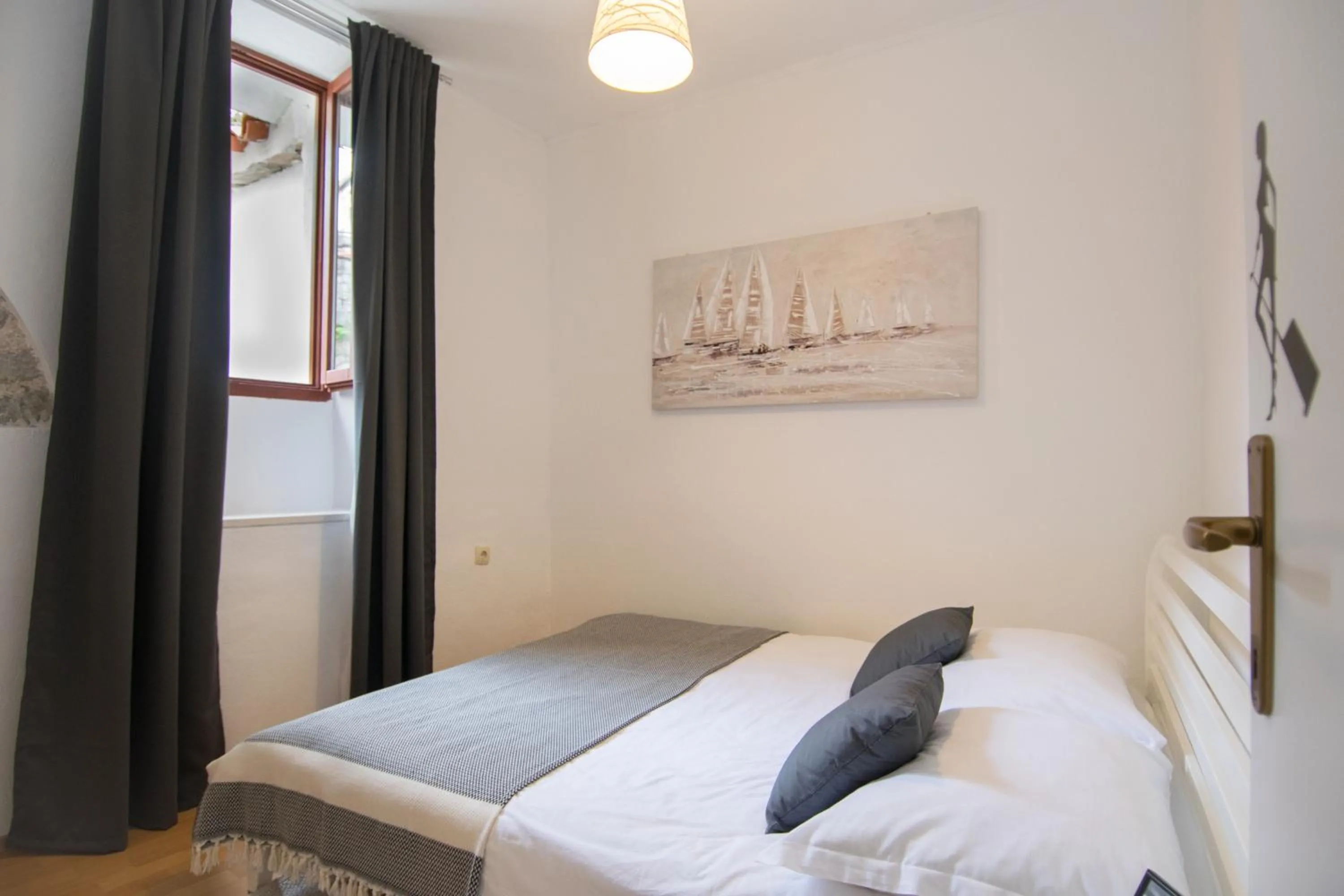 Bed in Studio Terrace Borgoforte