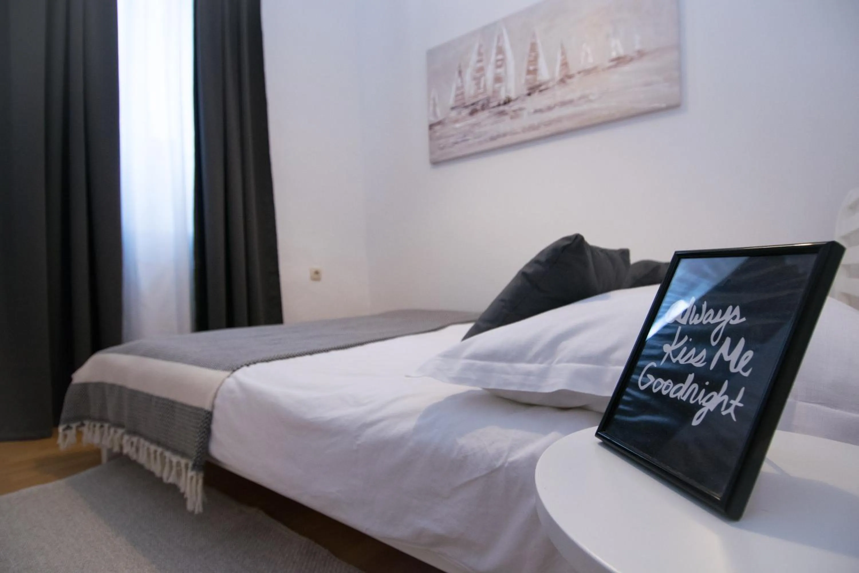 Bed in Studio Terrace Borgoforte