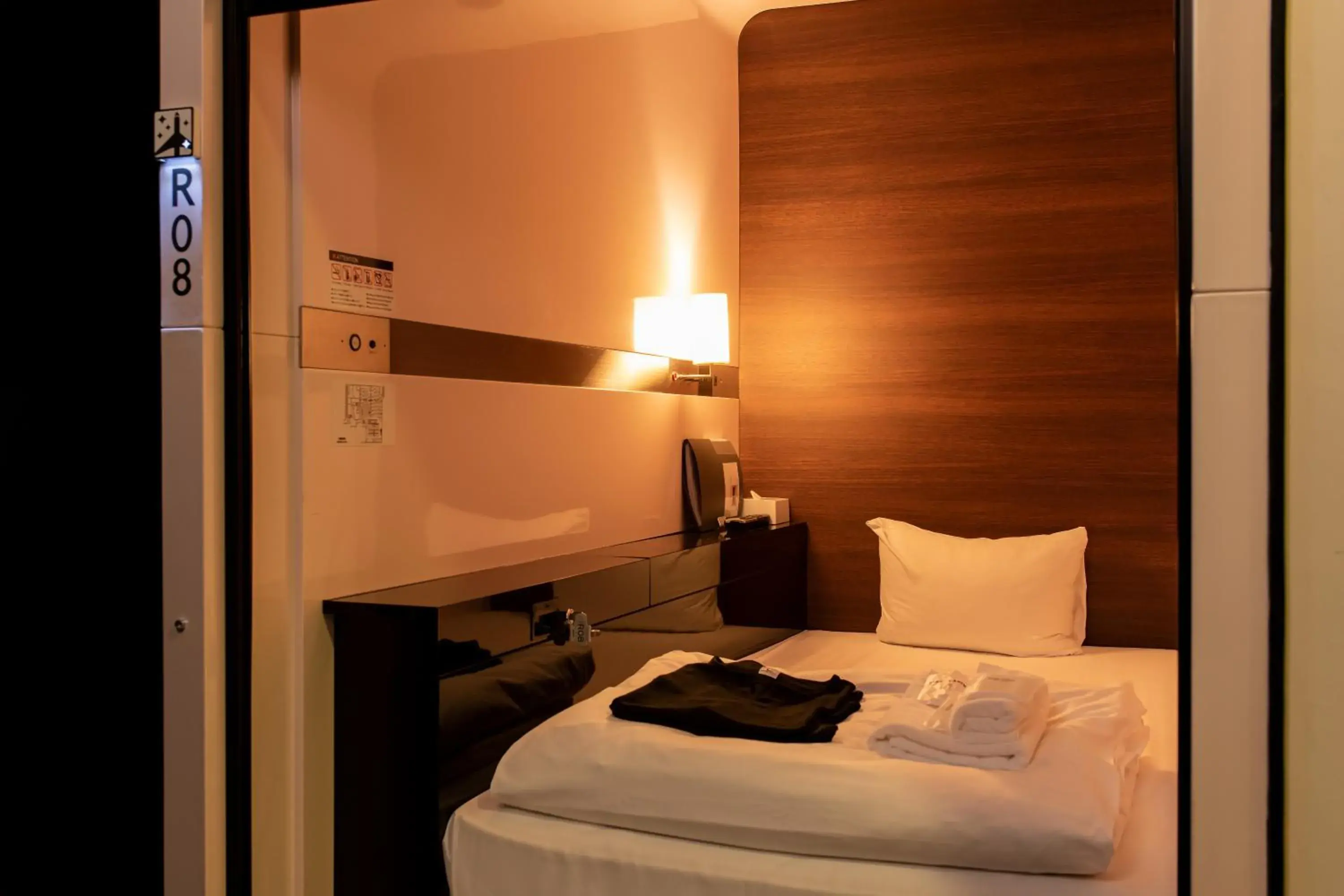 Photo of the whole room, Bed in First Cabin Haneda Terminal 1 Photo of the whole room, Bed in First Cabin Haneda Terminal 1