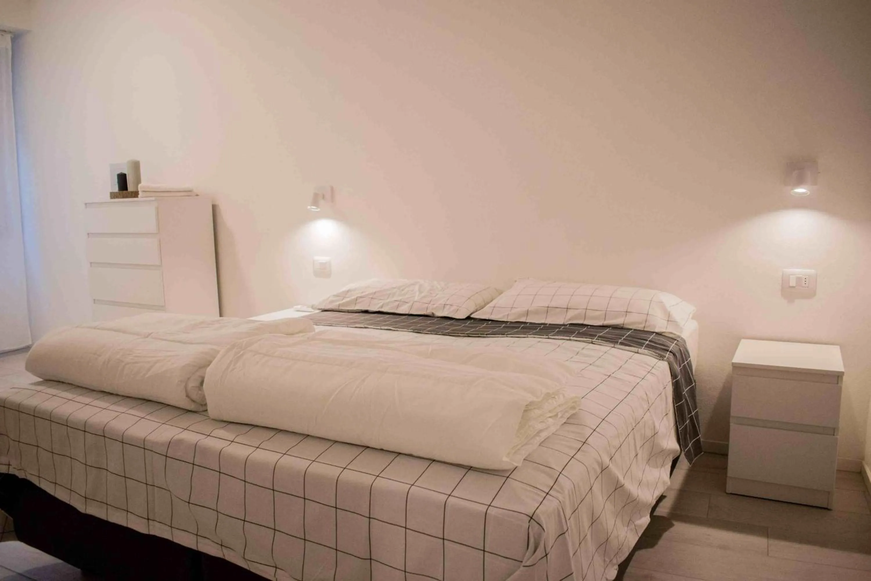 Bed in Hotel Dolomiti