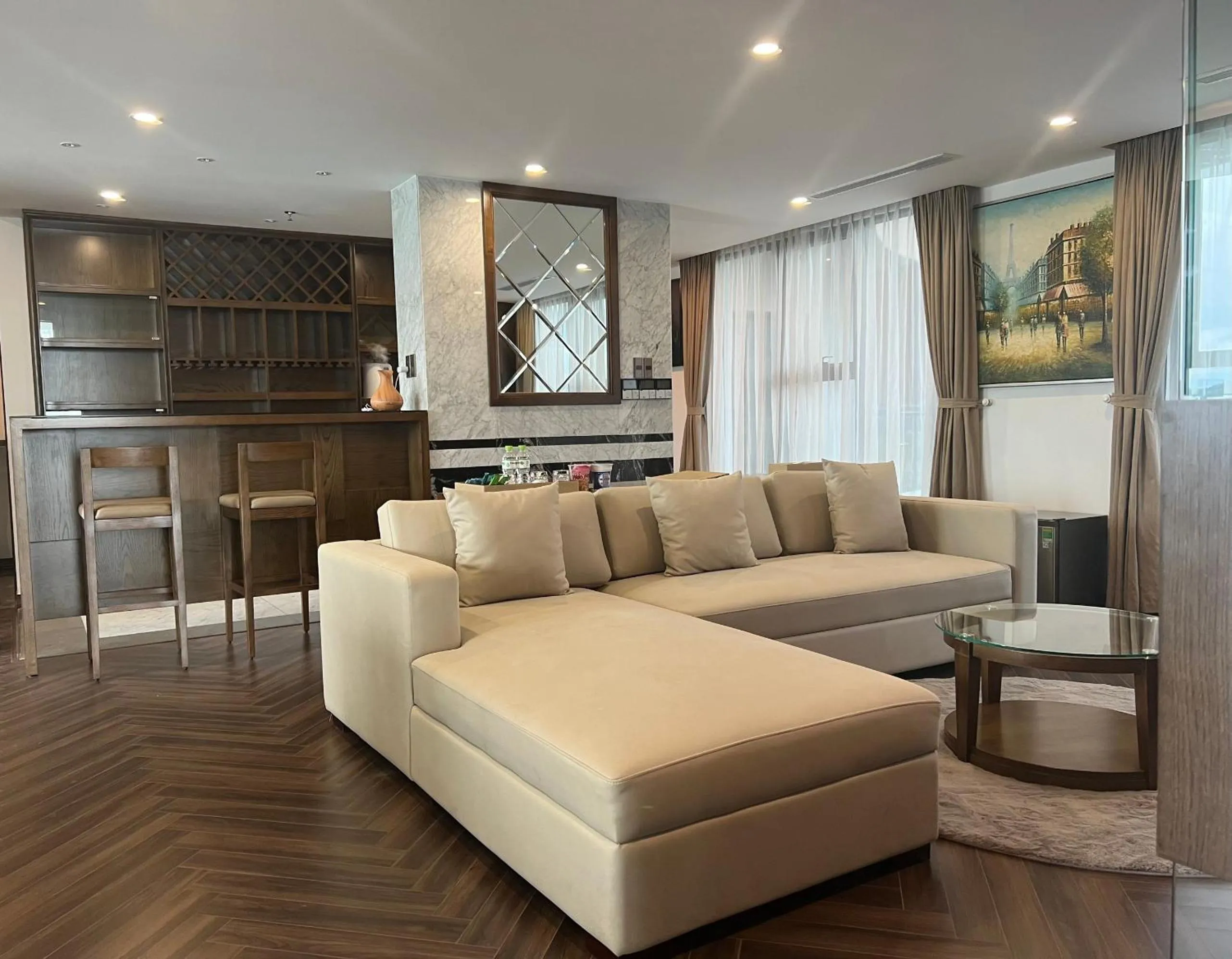 Living room in Alan Sea Hotel Danang