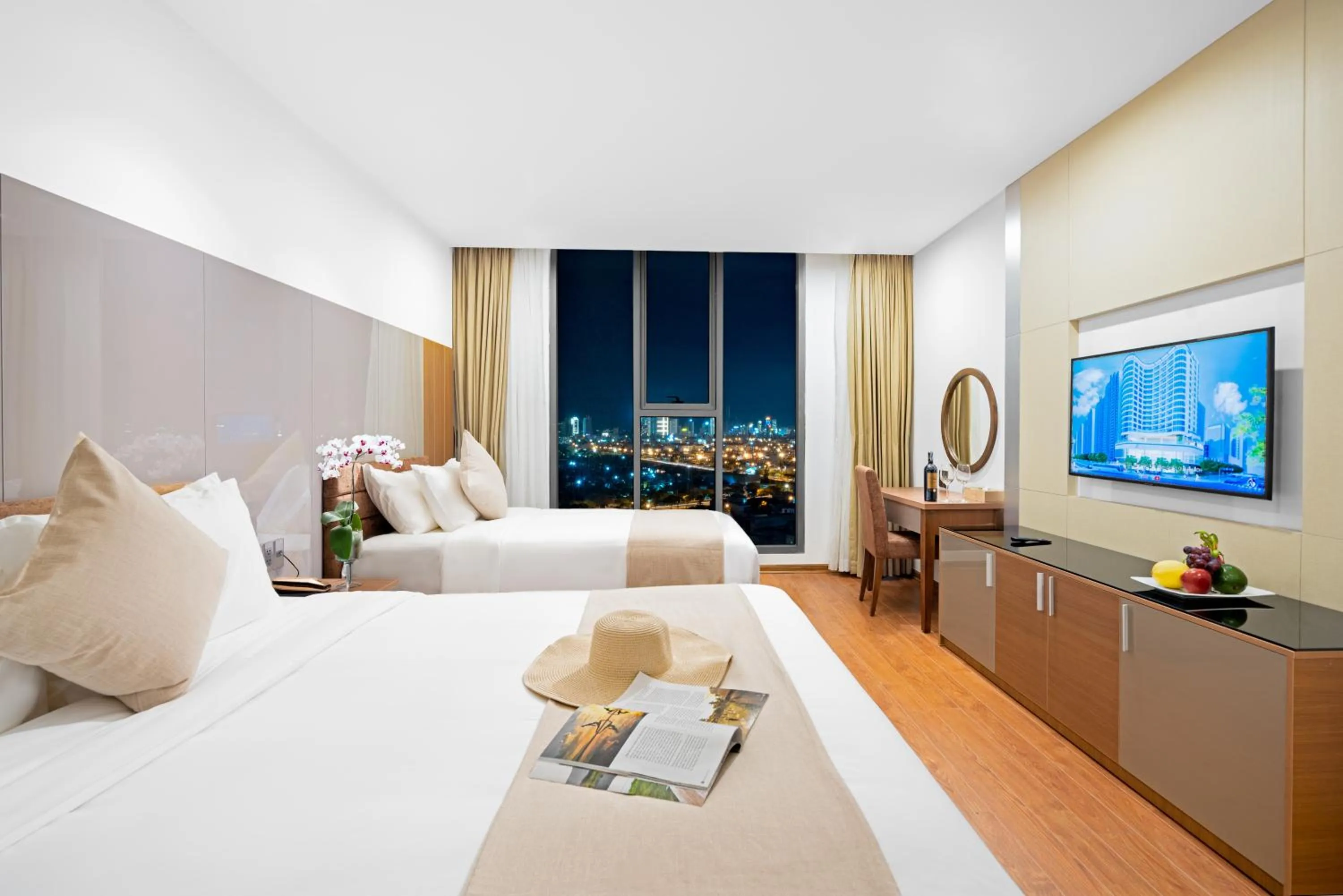 TV and multimedia, Bed in Alan Sea Hotel Danang