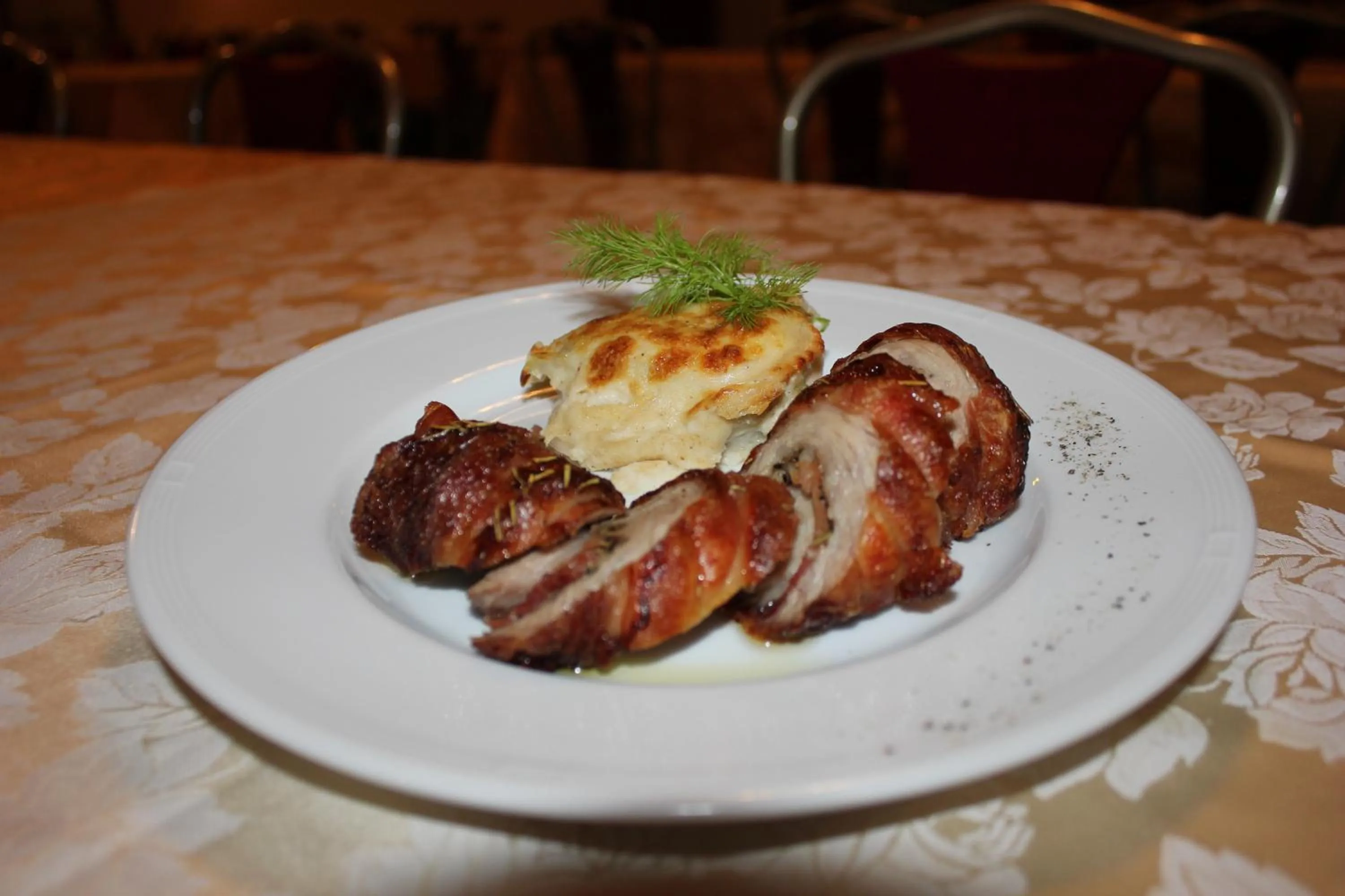 Food close-up in Hotel Romulus