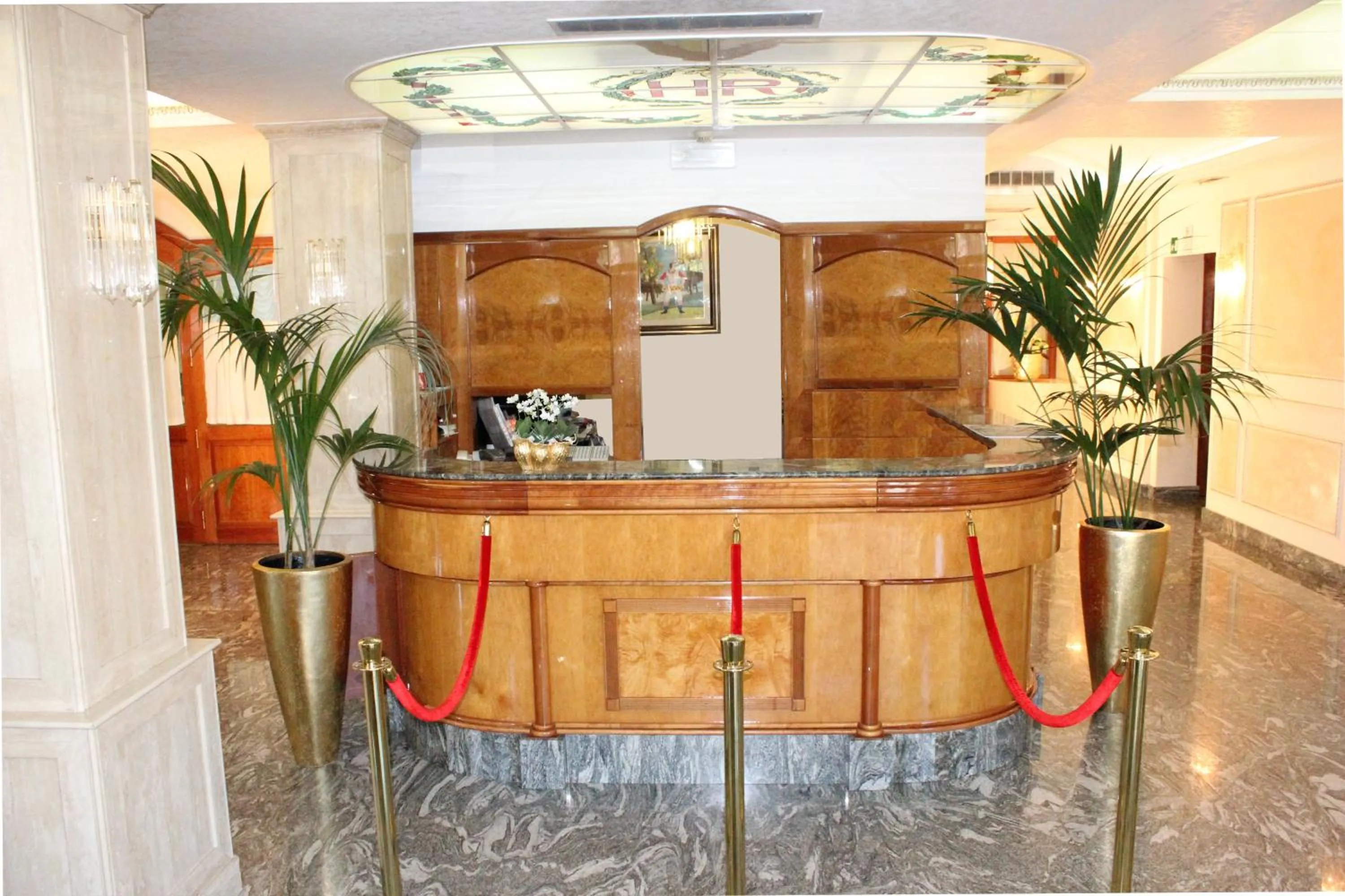 Lobby or reception in Hotel Romulus