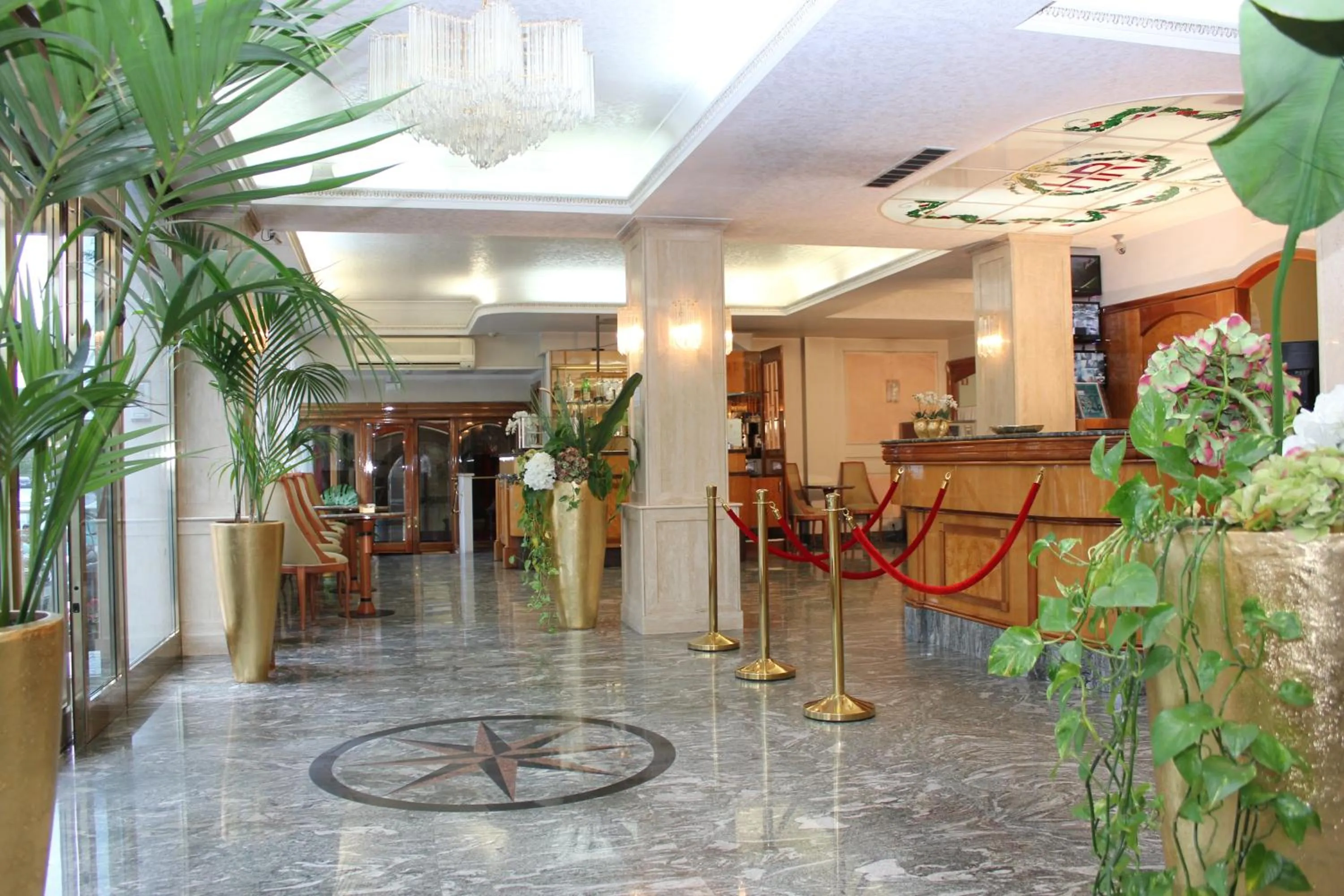 Lobby or reception in Hotel Romulus