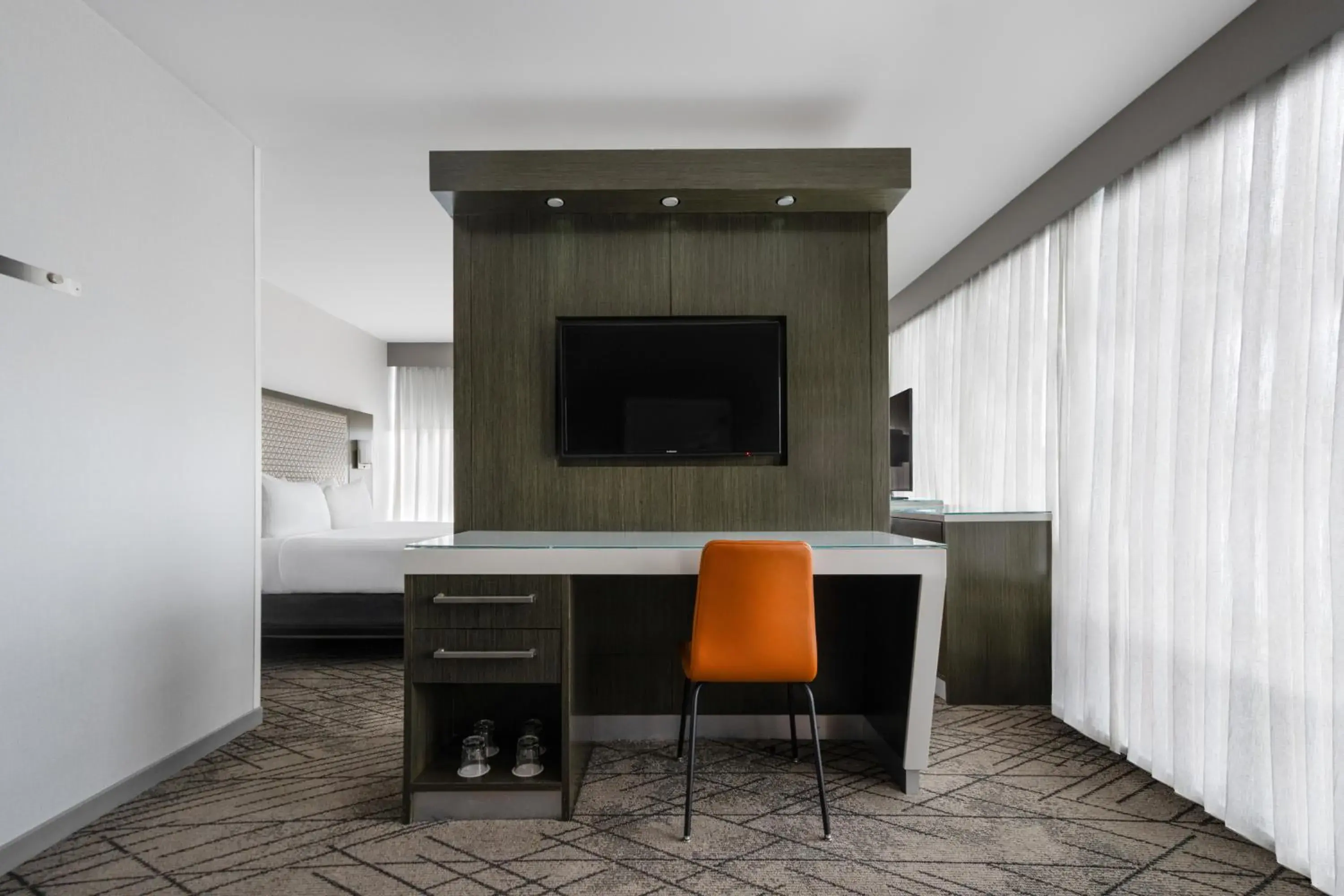 Bedroom in Hyatt House Washington DC Downtown Convention Center Bedroom in Hyatt House Washington DC Downtown Convention Center