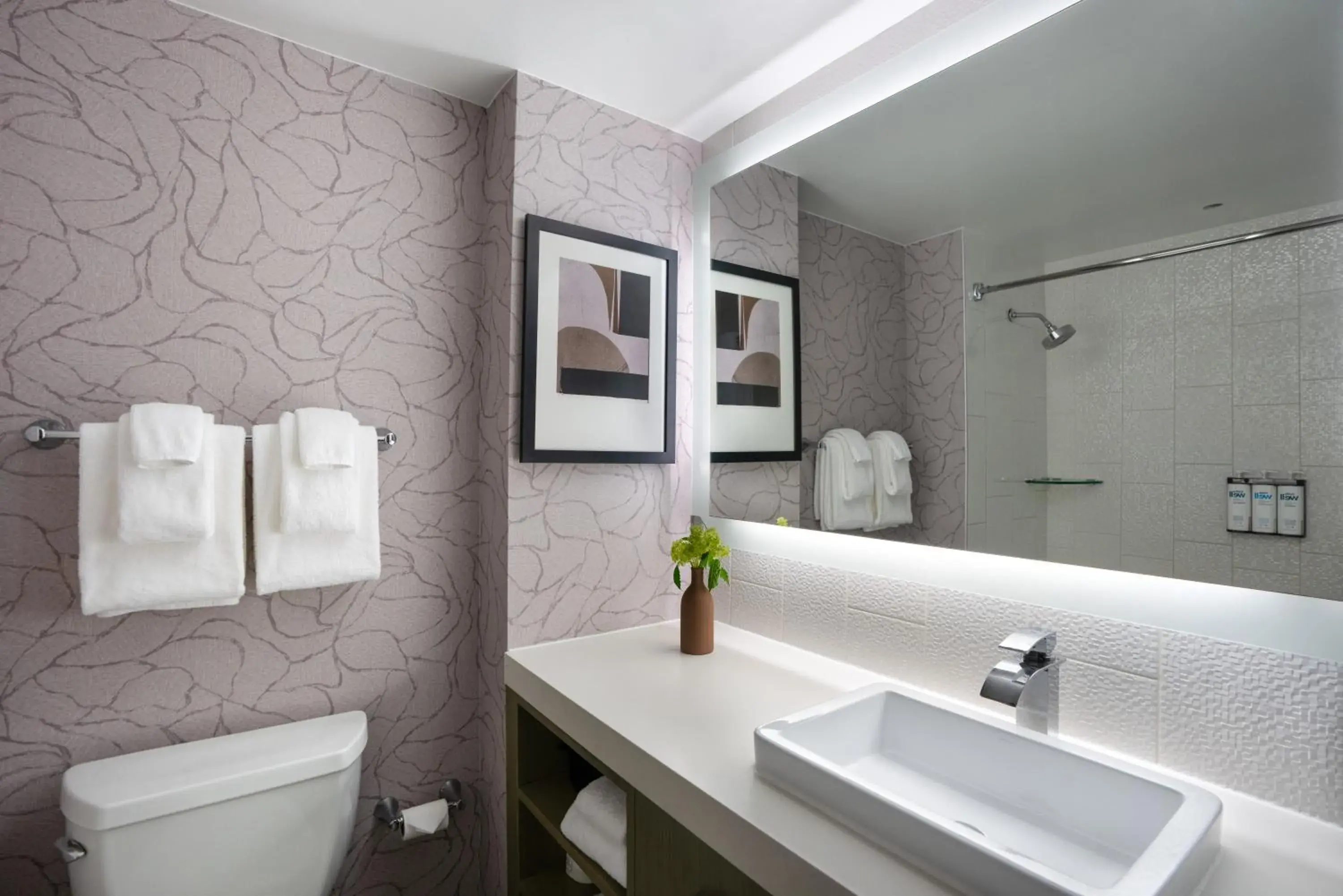 Bathroom in Hyatt House Washington DC Downtown Convention Center Bathroom in Hyatt House Washington DC Downtown Convention Center