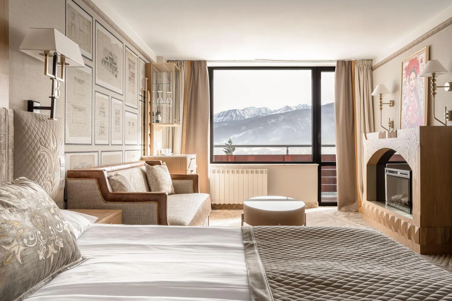 Bed in Bachleda Hotel Kasprowy