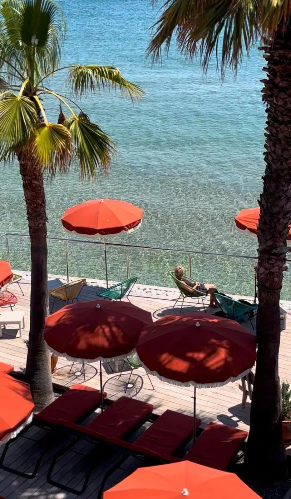 Sea view in Hôtel Bor