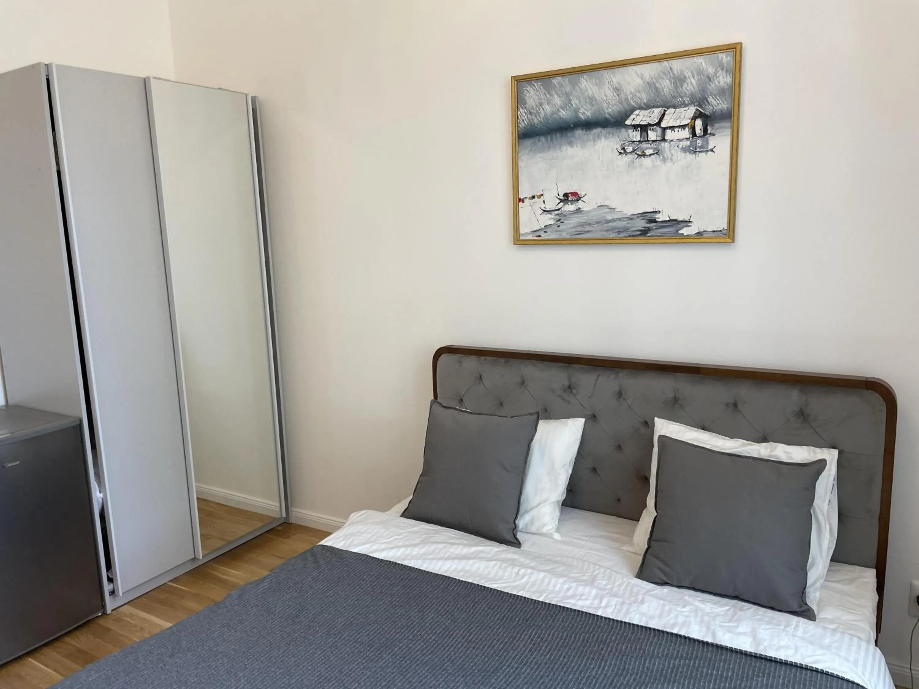 Photo of the whole room in Prague National Museum Apartment