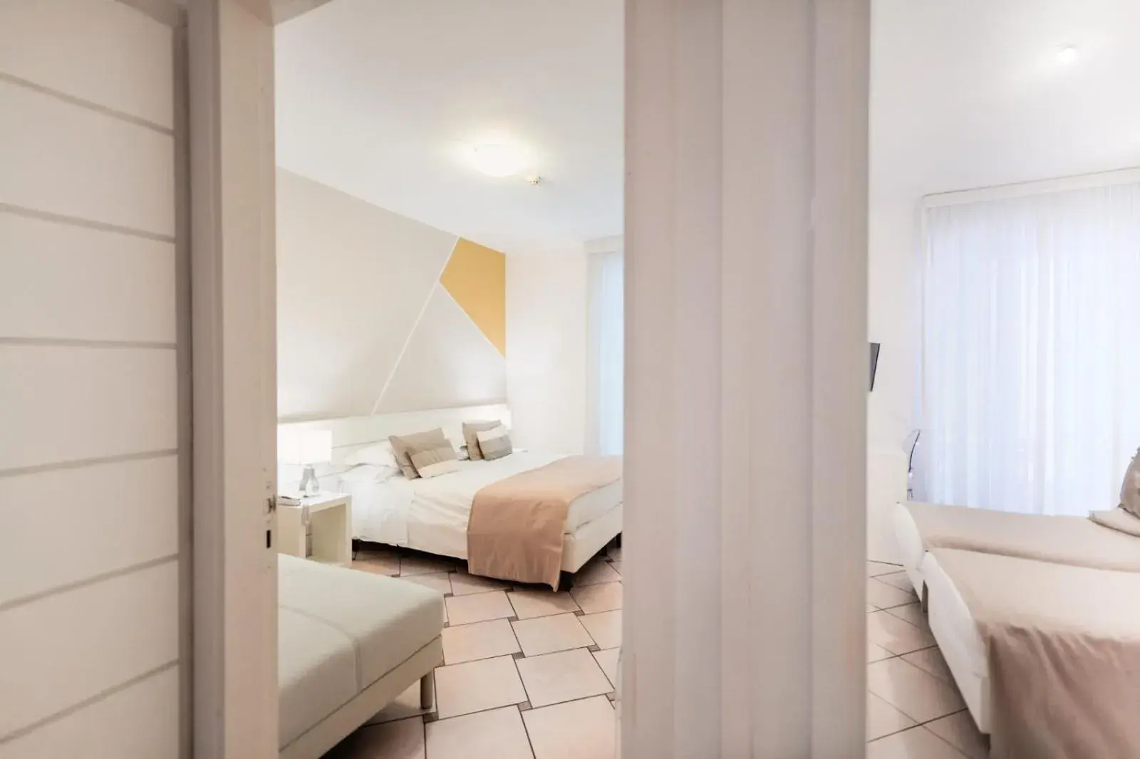 Bed in Hotel Rivage Bed in Hotel Rivage