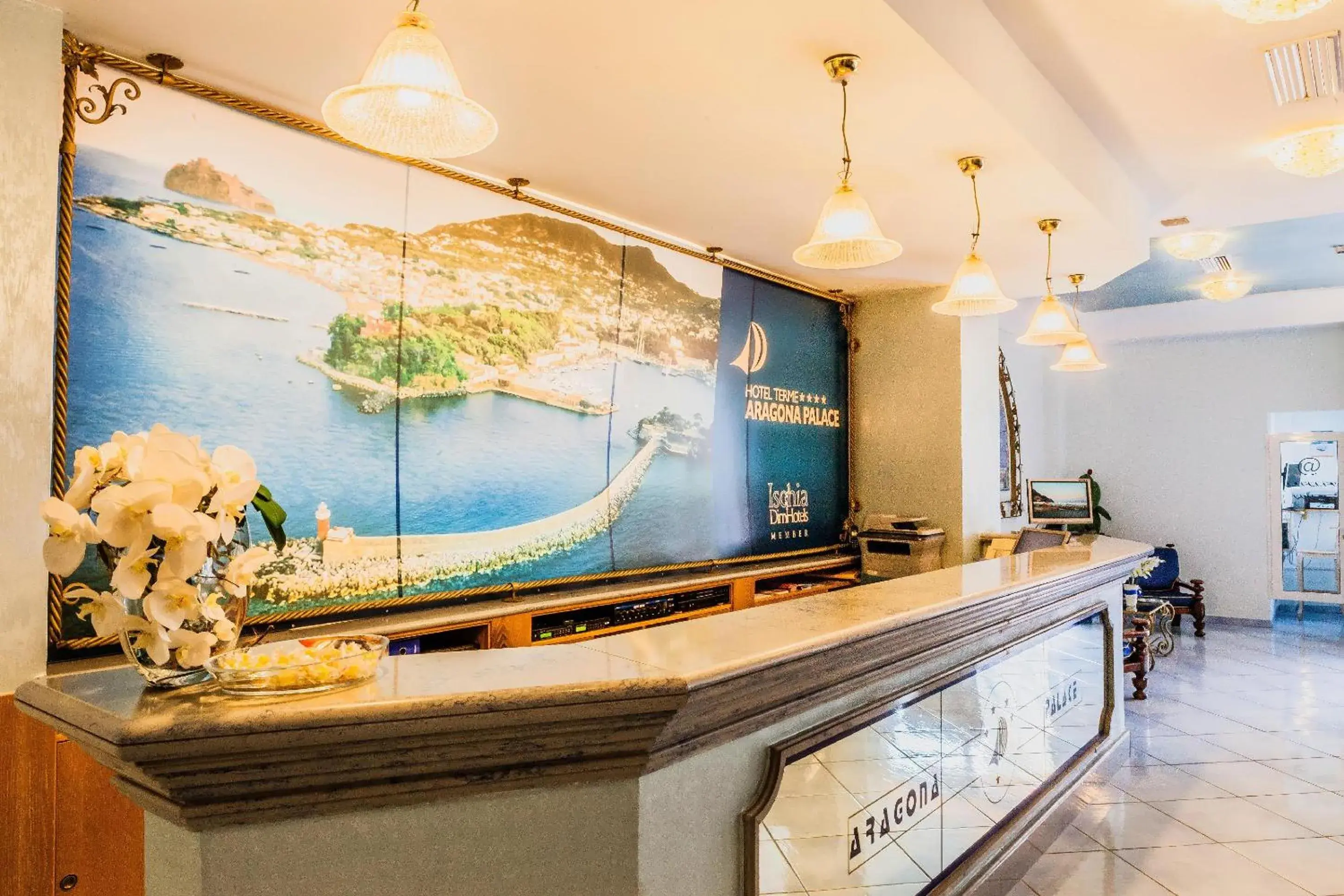 Lobby or reception in Aragona Palace Hotel & Spa Lobby or reception in Aragona Palace Hotel & Spa