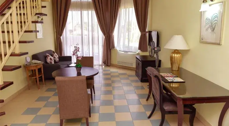 Living room in Residenz Apartments in Lotus Desaru Beach Resort Living room in Residenz Apartments in Lotus Desaru Beach Resort