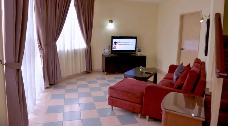 Communal lounge/ TV room in Residenz Apartments in Lotus Desaru Beach Resort