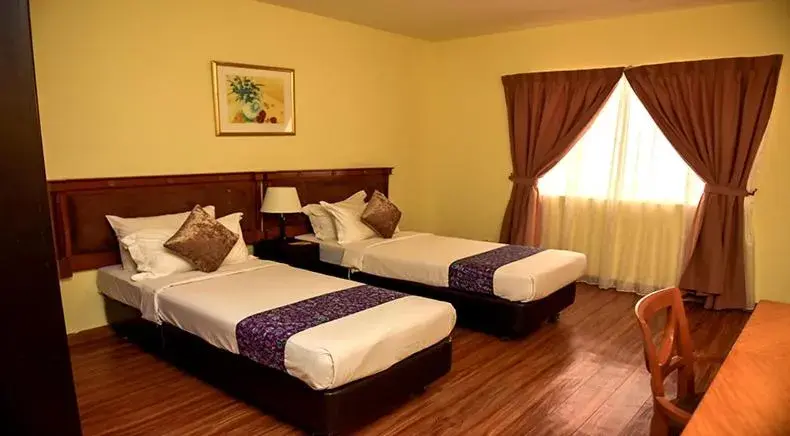 Bed in Residenz Apartments in Lotus Desaru Beach Resort Bed in Residenz Apartments in Lotus Desaru Beach Resort