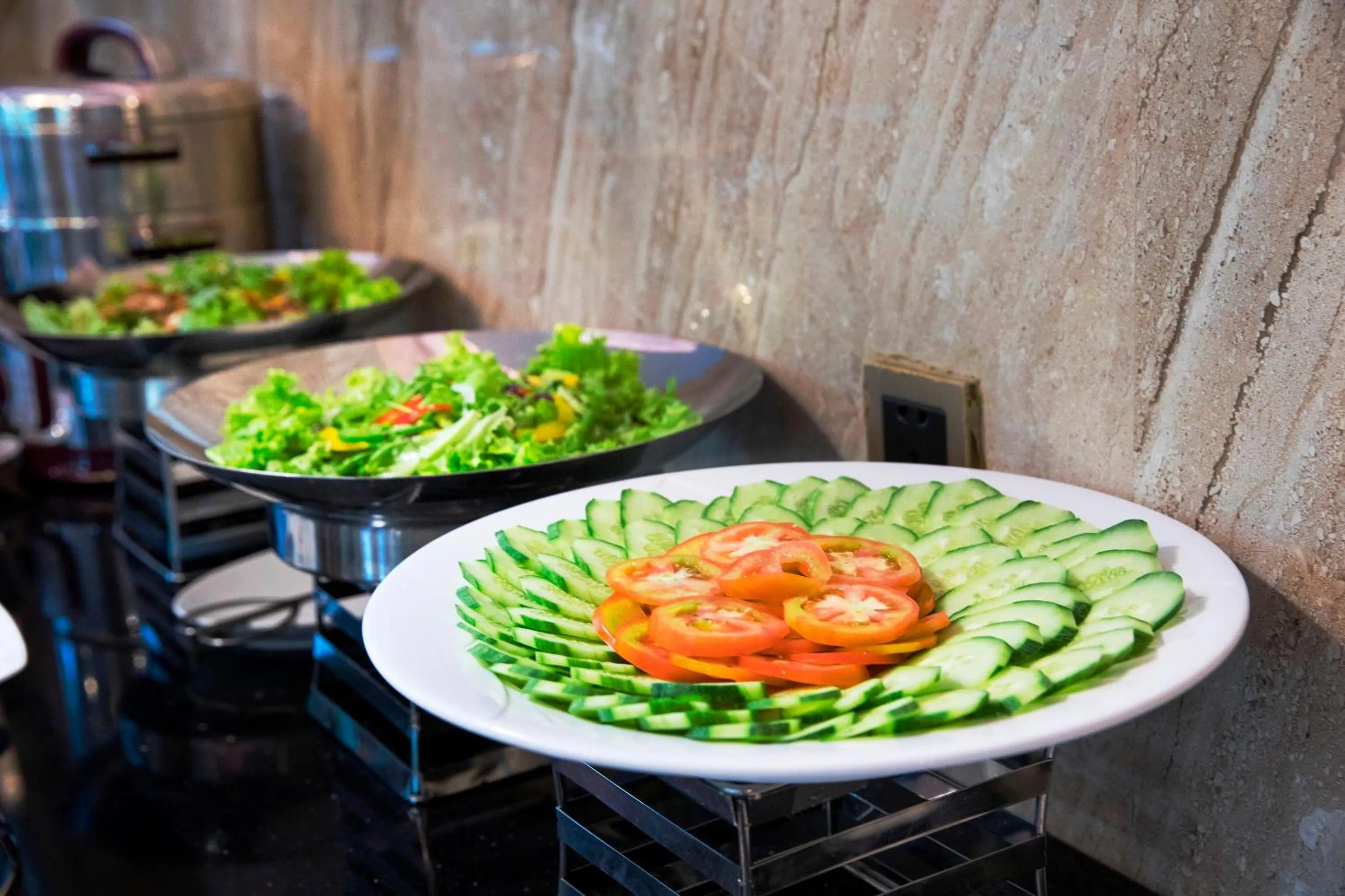 Buffet breakfast in Harmony HaLong Hotel