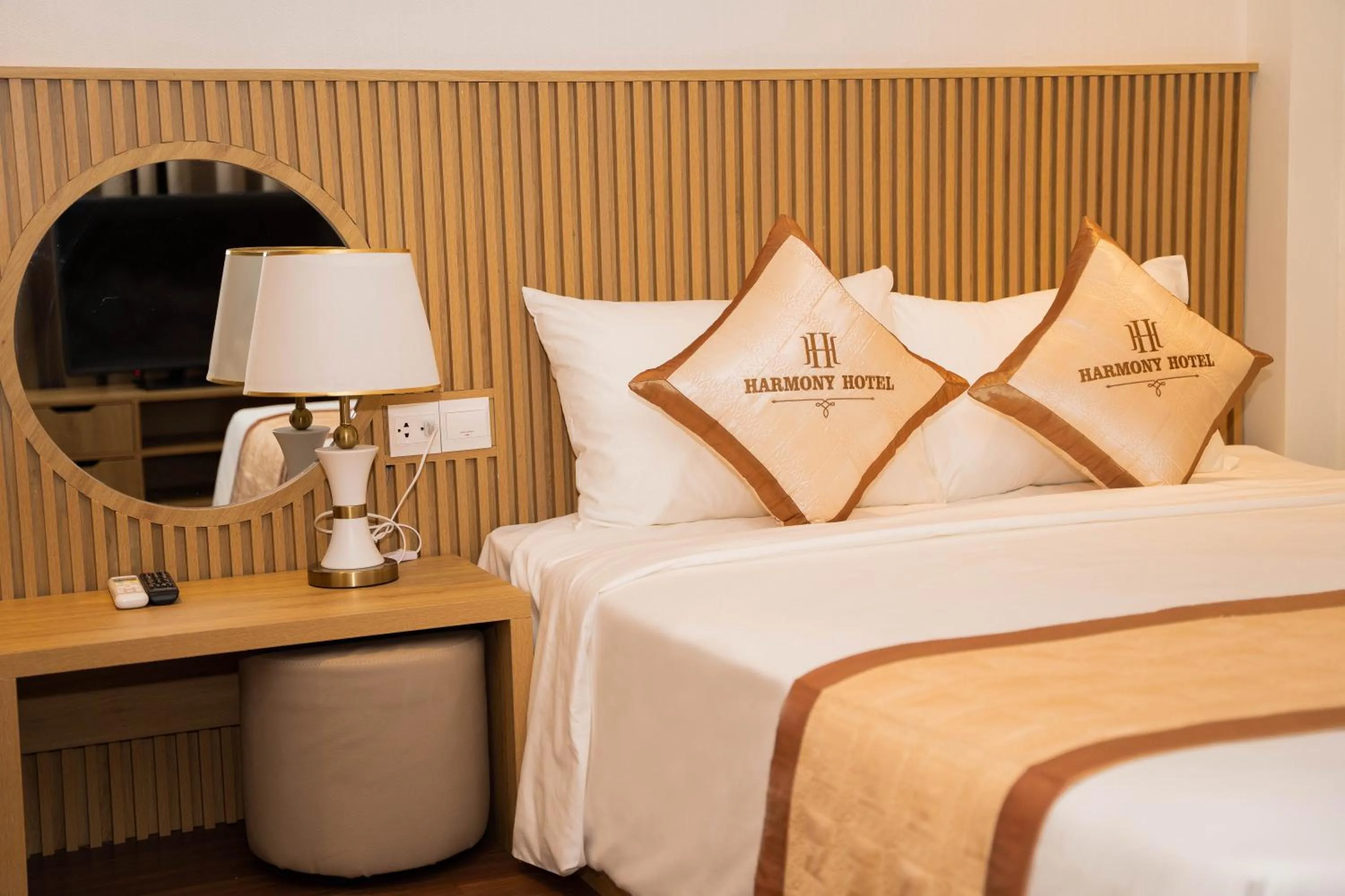 Bedroom, Bed in Harmony HaLong Hotel