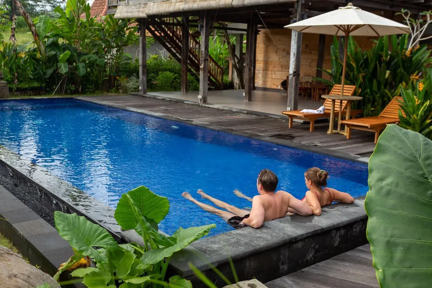 Swimming pool in Kubu Sakian Villa and Restaurant Sidemen Swimming pool in Kubu Sakian Villa and Restaurant Sidemen